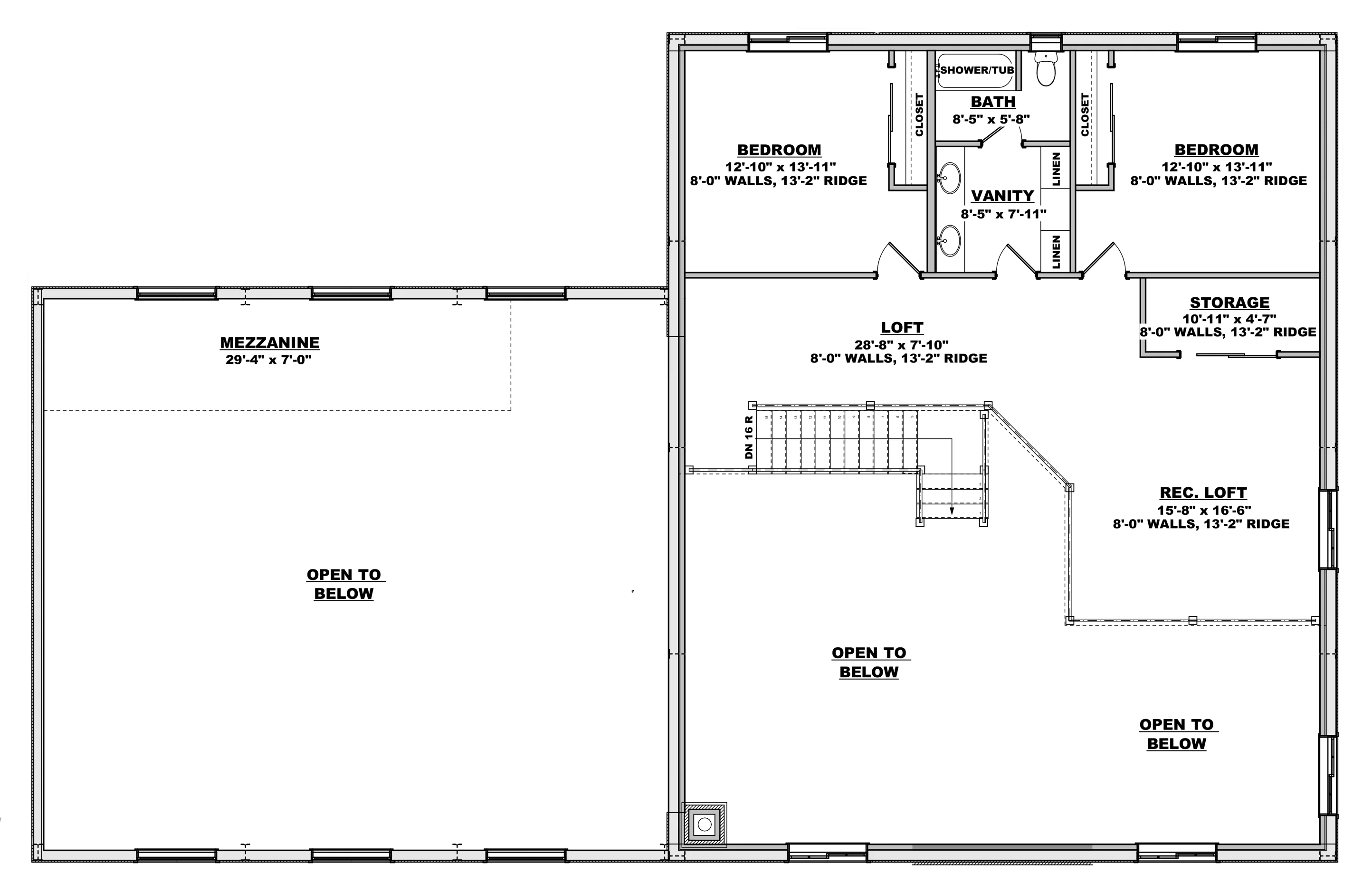 DR-117 Darius Barndominium House Plan - Image 14