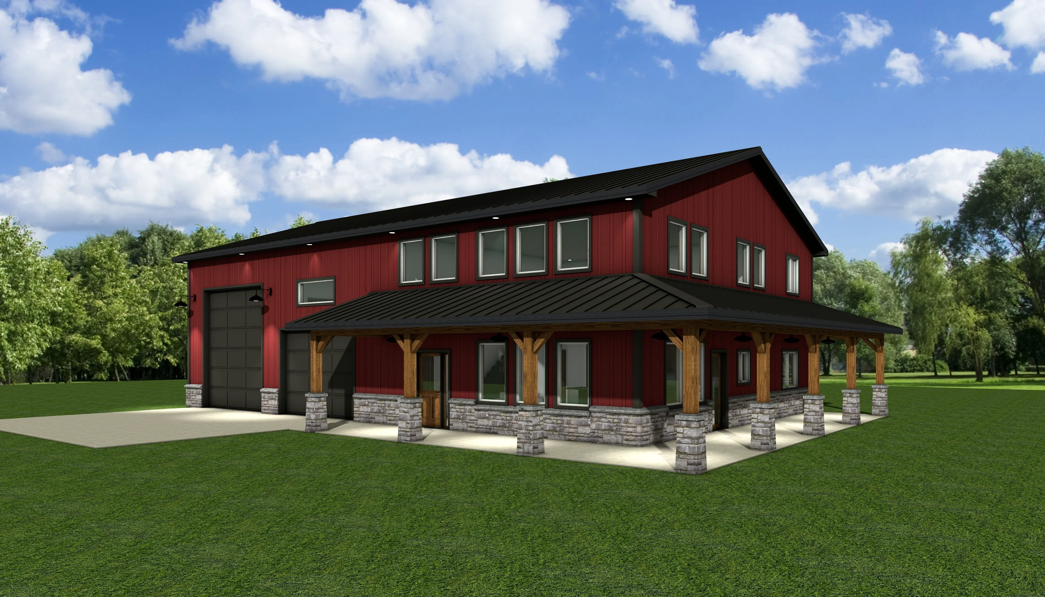 DR-118 Ivy Barndominium House Plan - Image 10