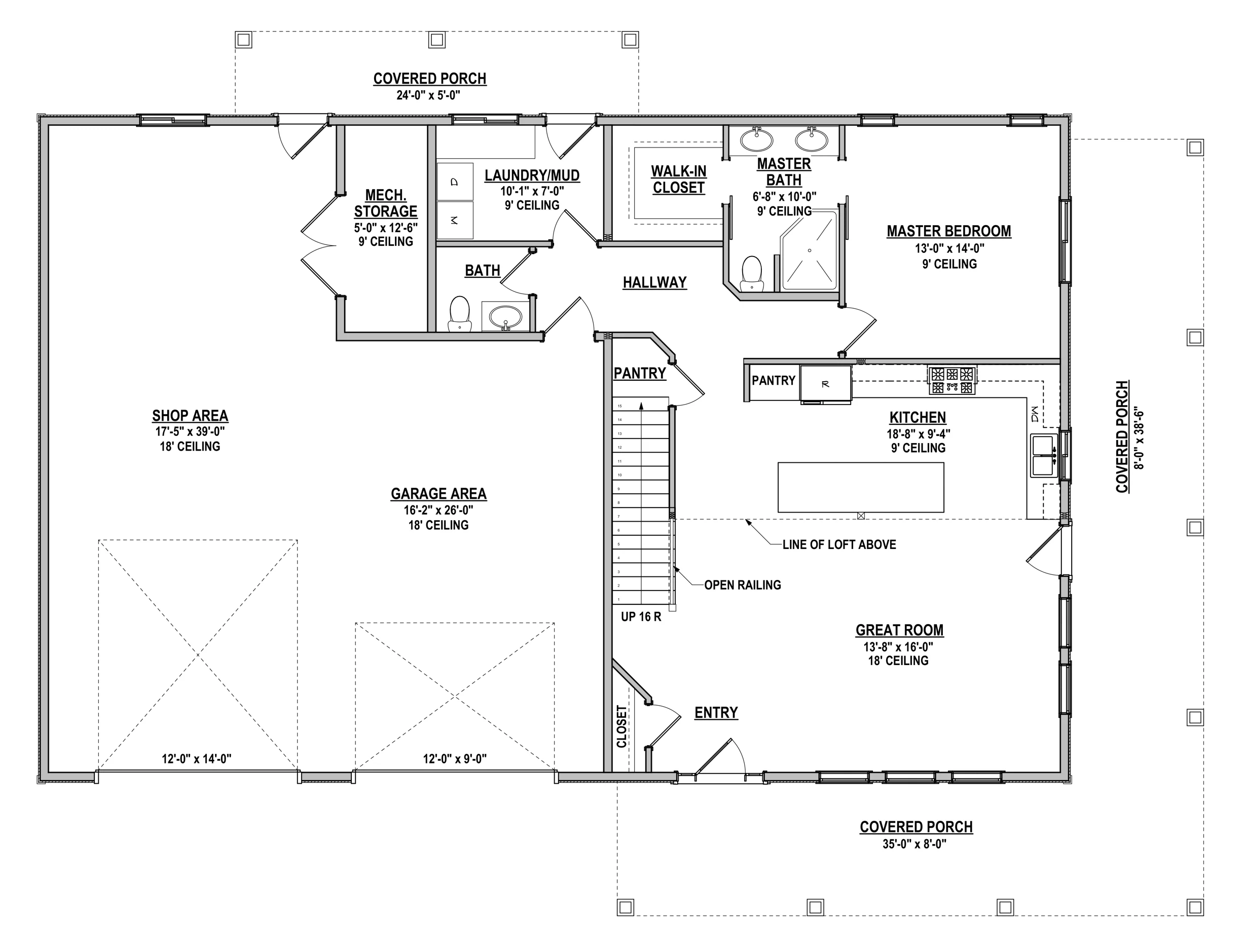 DR-118 Ivy Barndominium House Plan - Image 14