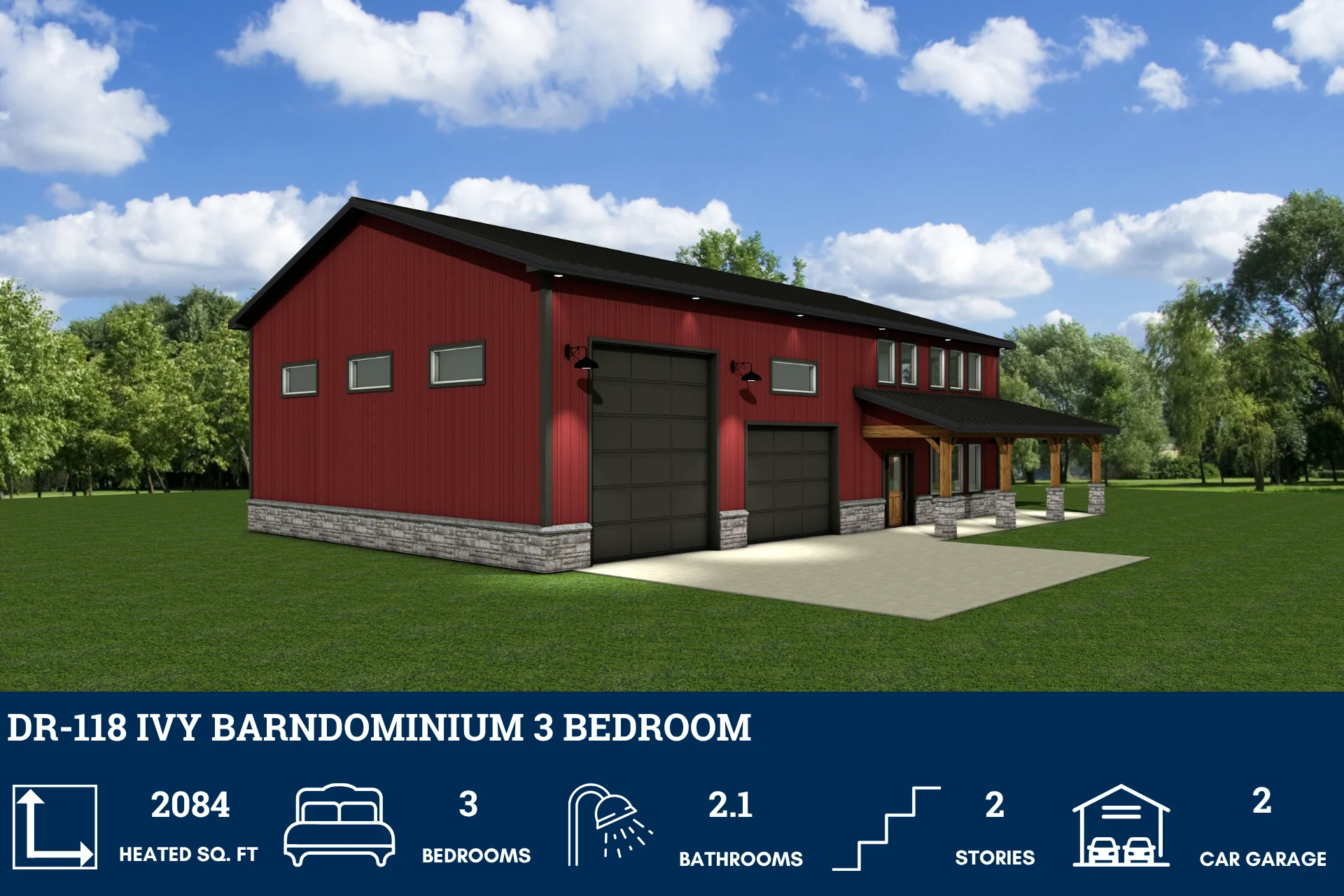 DR-118 Ivy Barndominium House Plan - Image 6