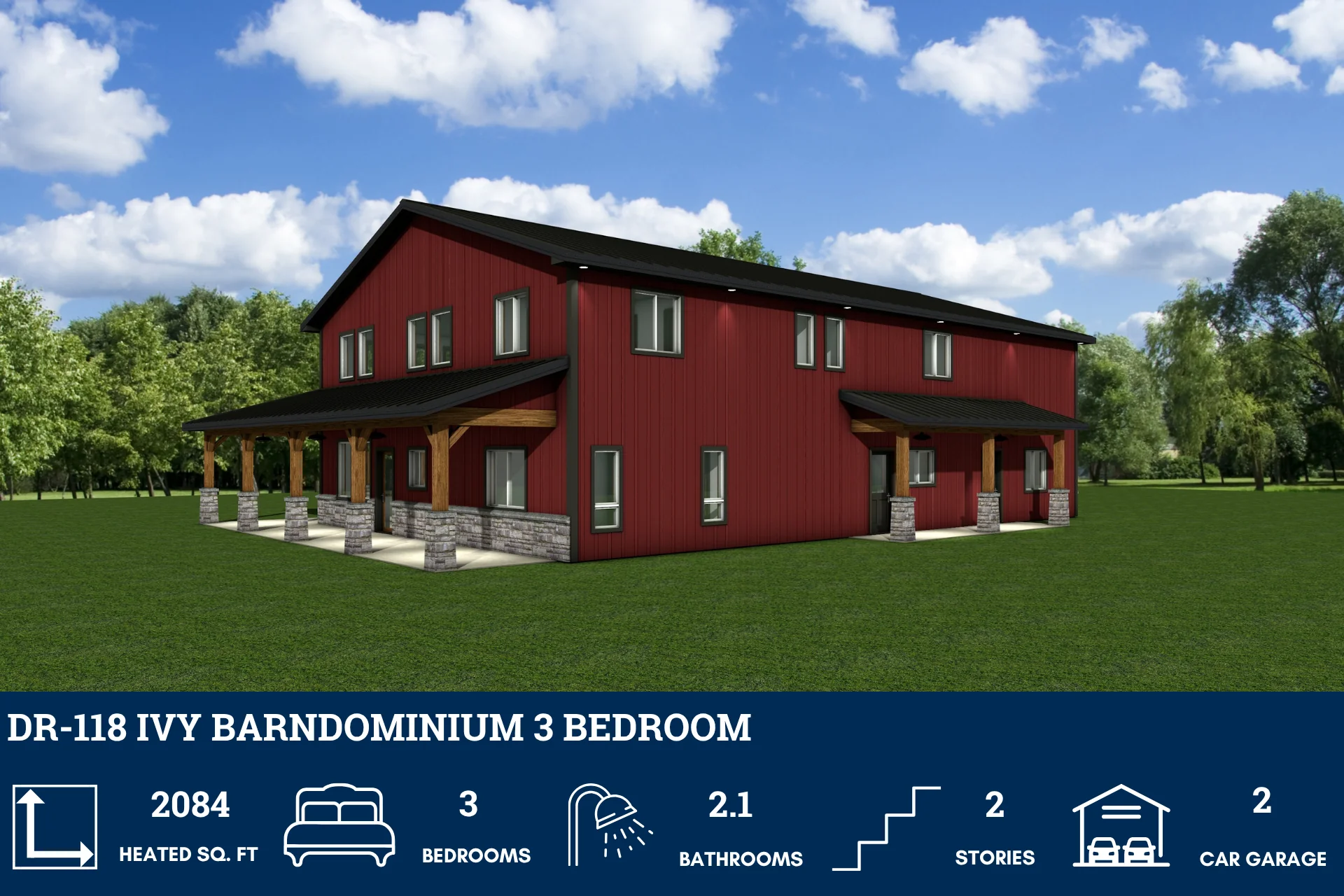 DR-118 Ivy Barndominium House Plan - Image 8