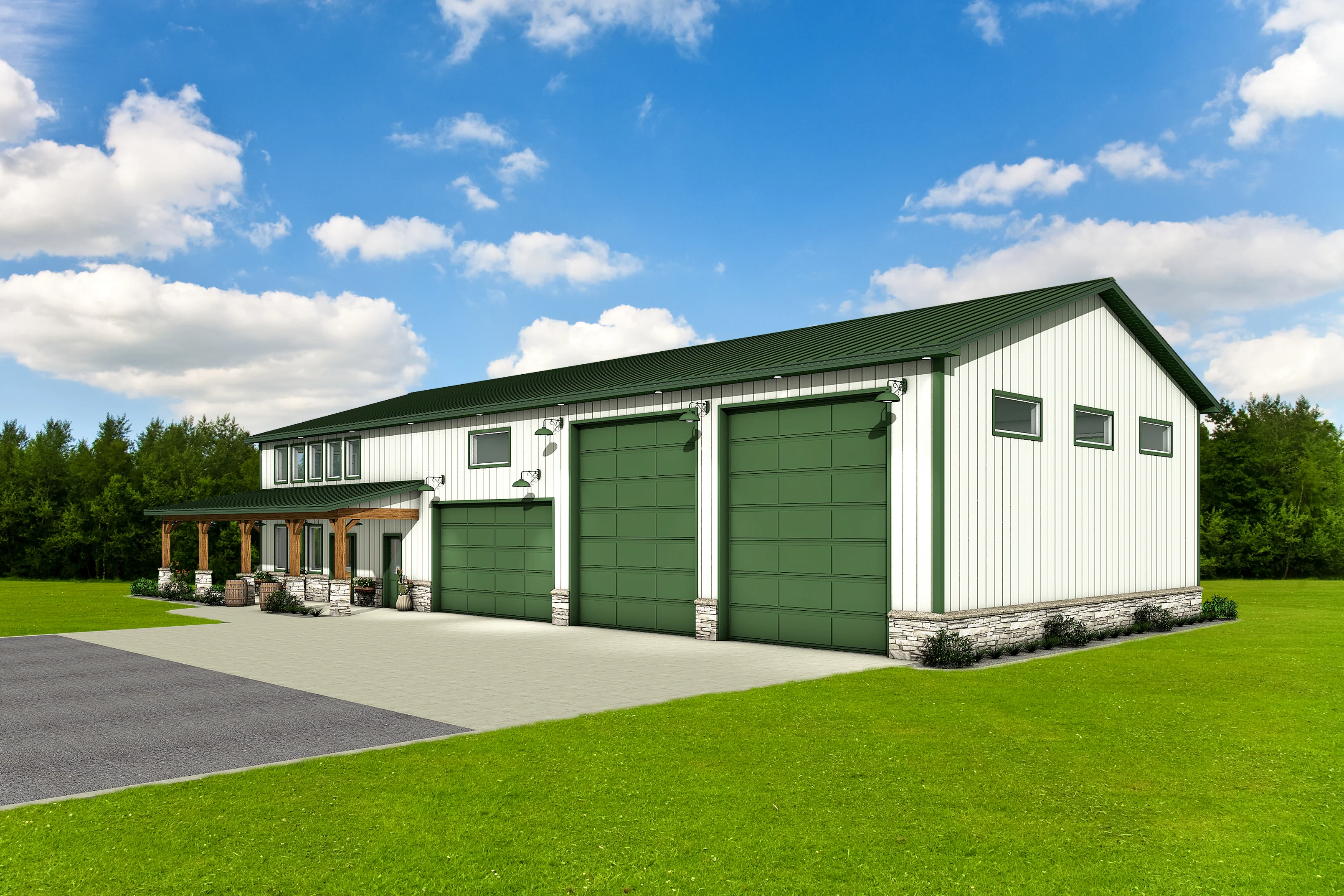 DR-119 Elvis Barndominium House Plan - Image 10