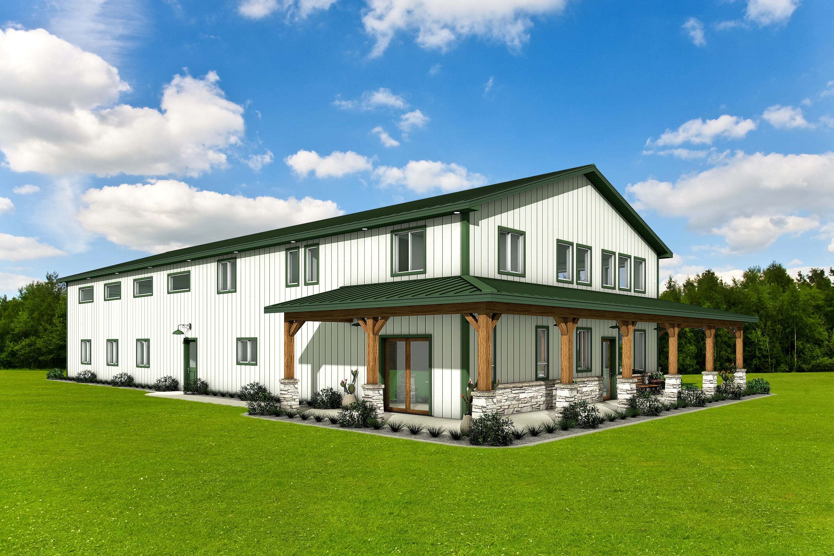 DR-119 Elvis Barndominium House Plan - Image 12