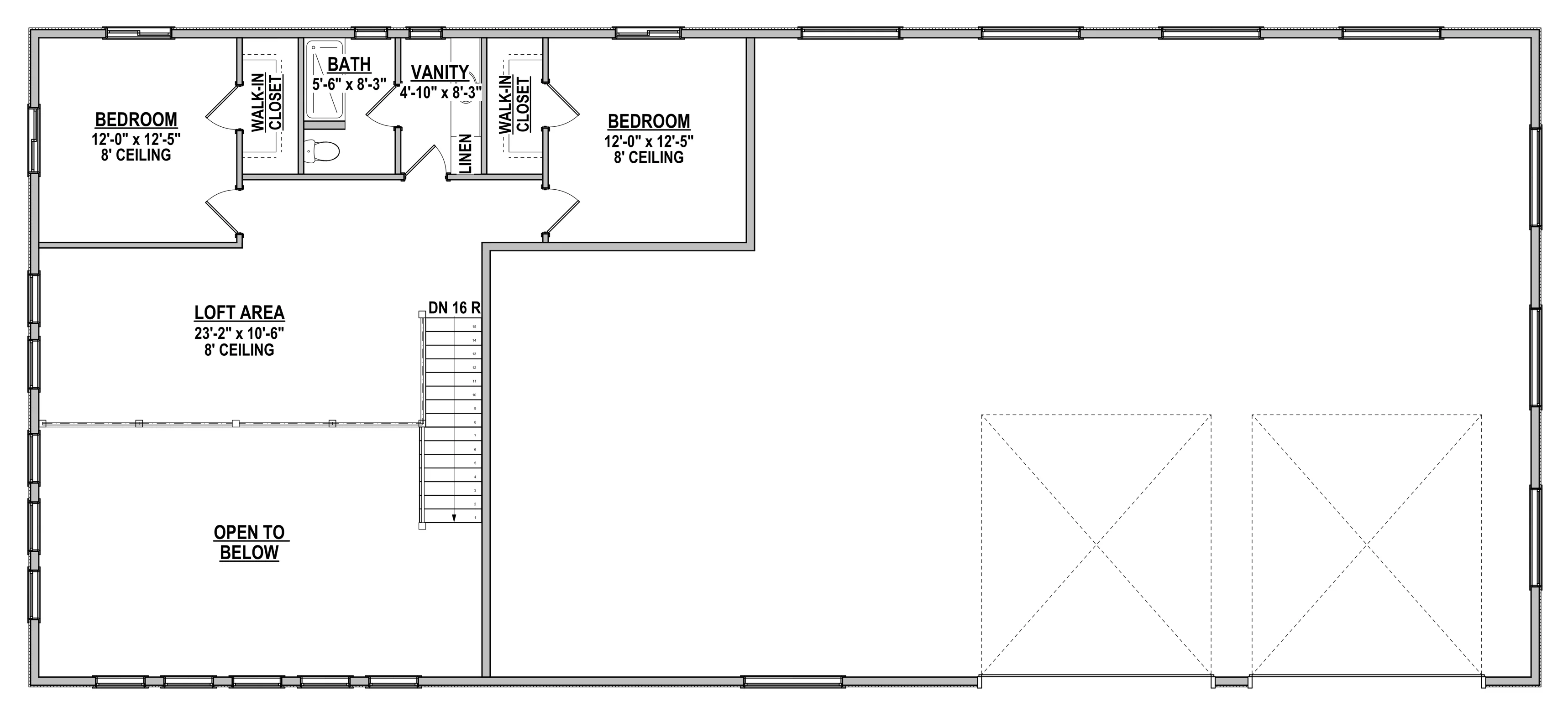 DR-119 Elvis Barndominium House Plan - Image 14