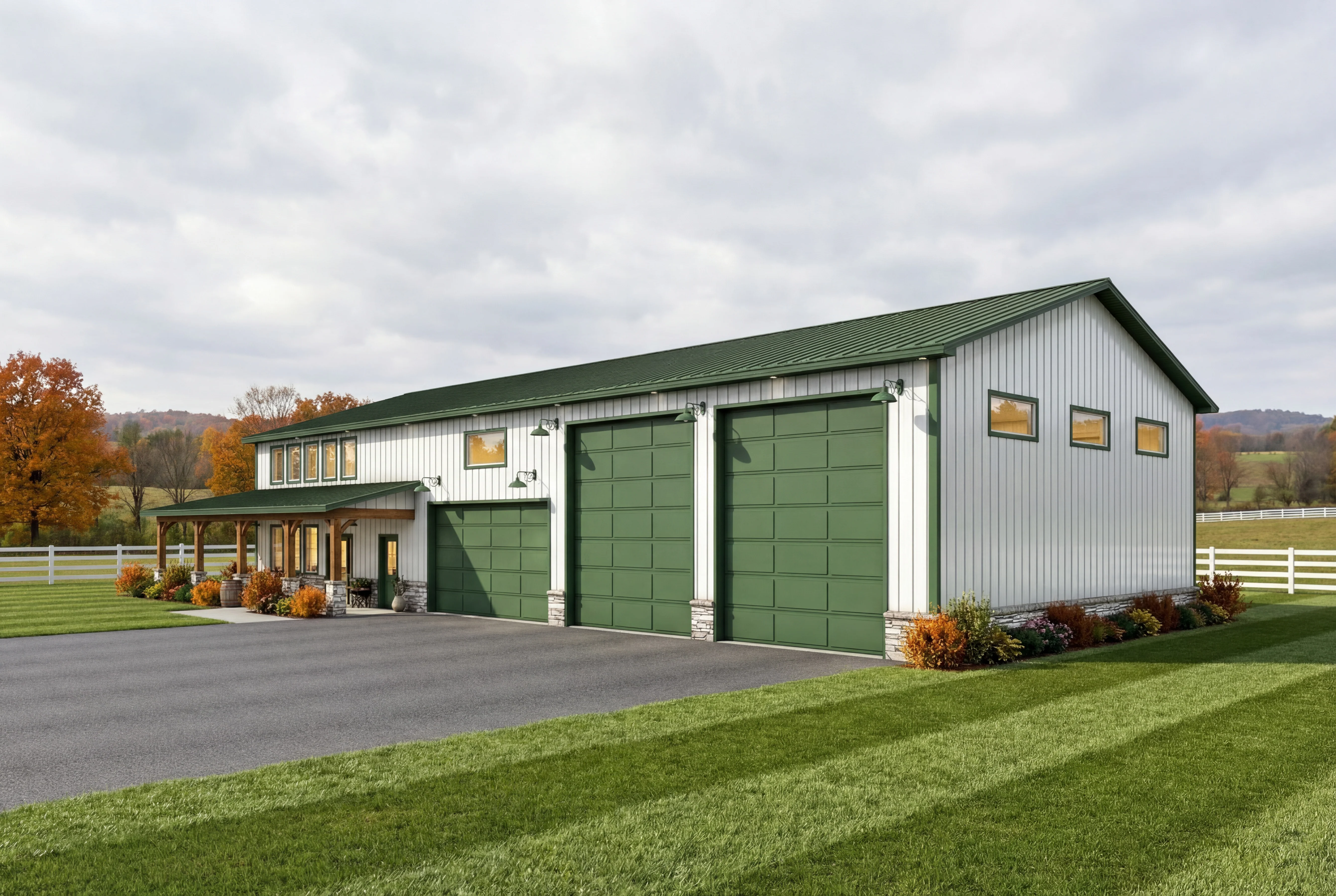 DR-119 Elvis Barndominium House Plan - Image 2