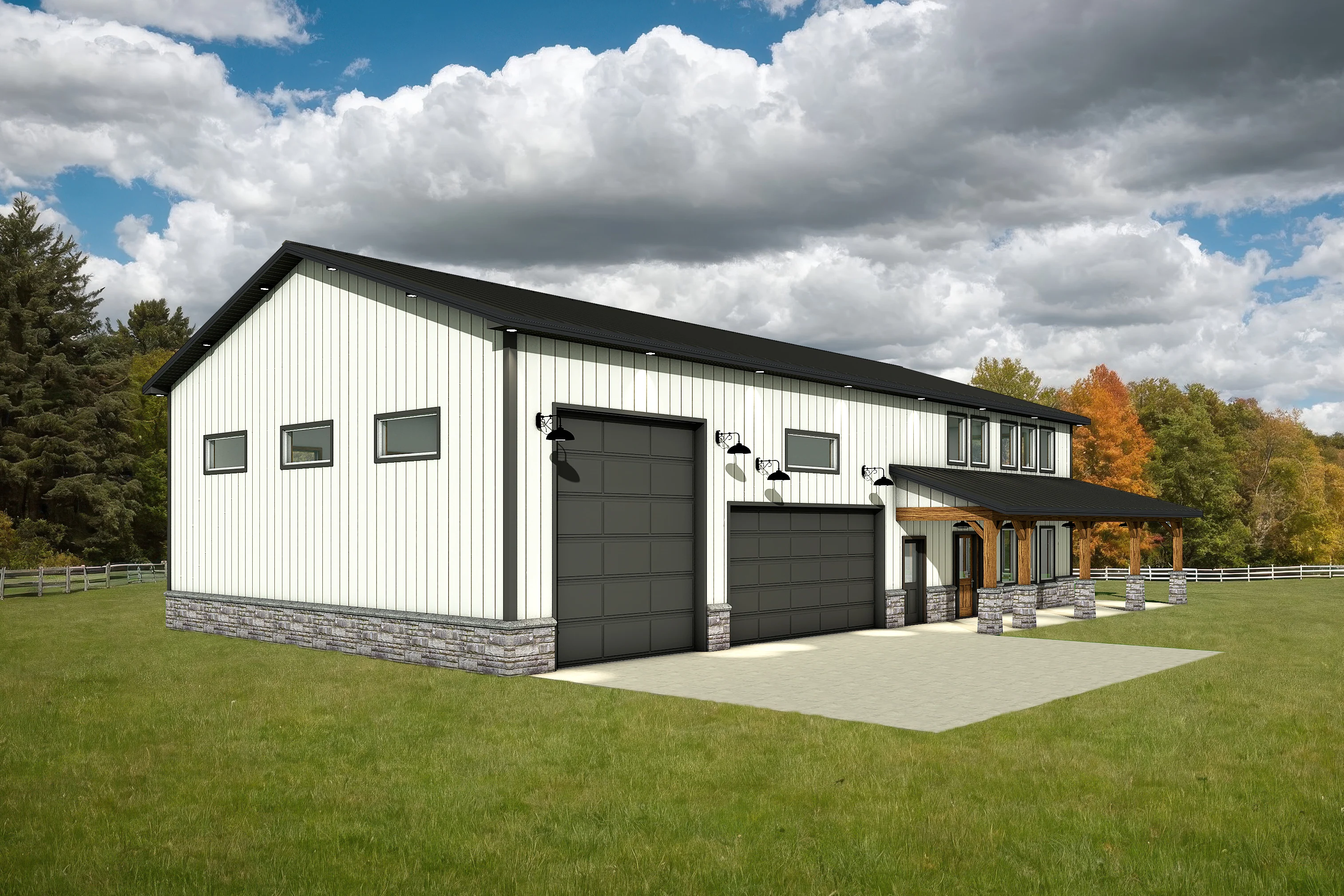DR-122 Rachel Barndominium House Plan - Image 10