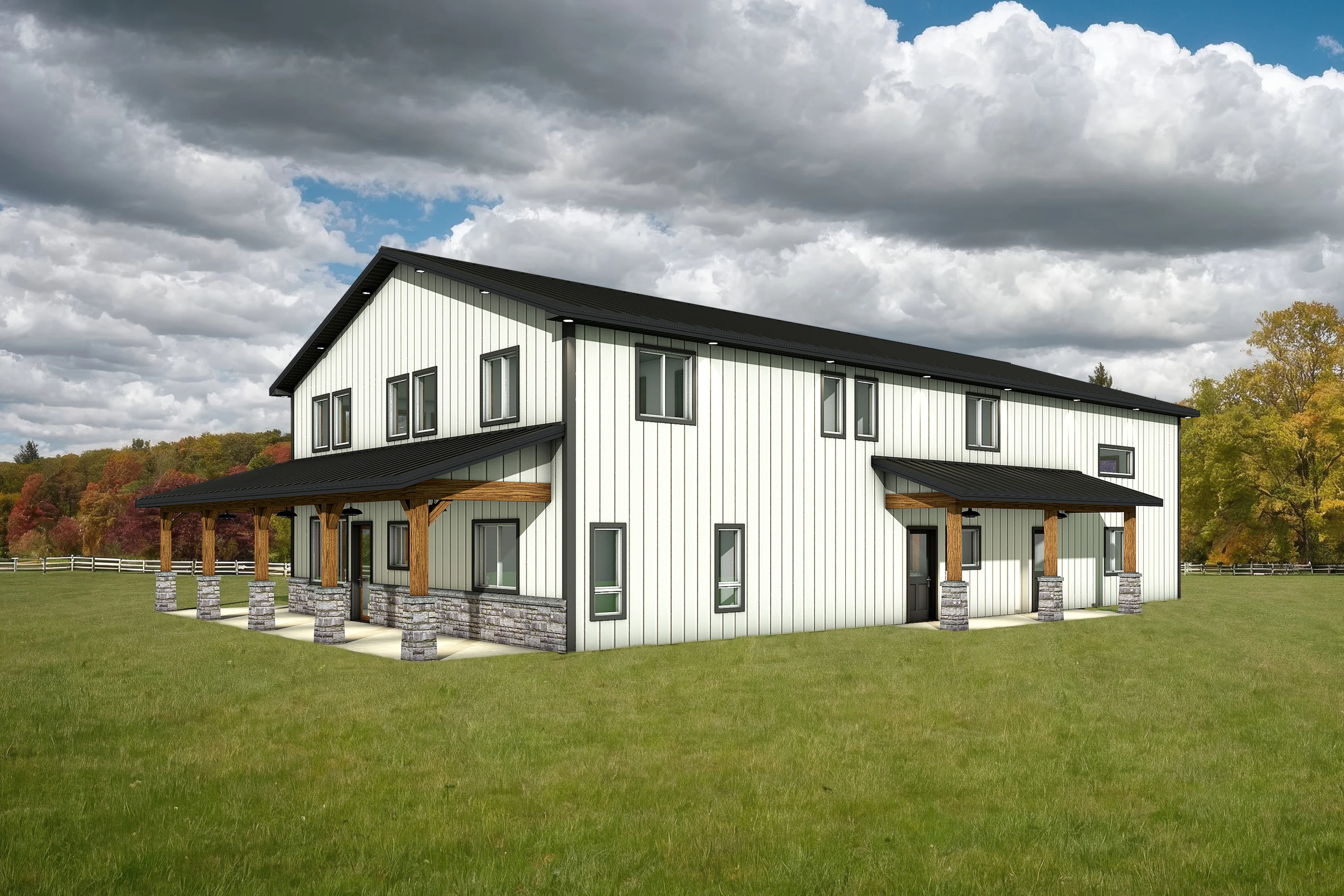 DR-122 Rachel Barndominium House Plan - Image 11