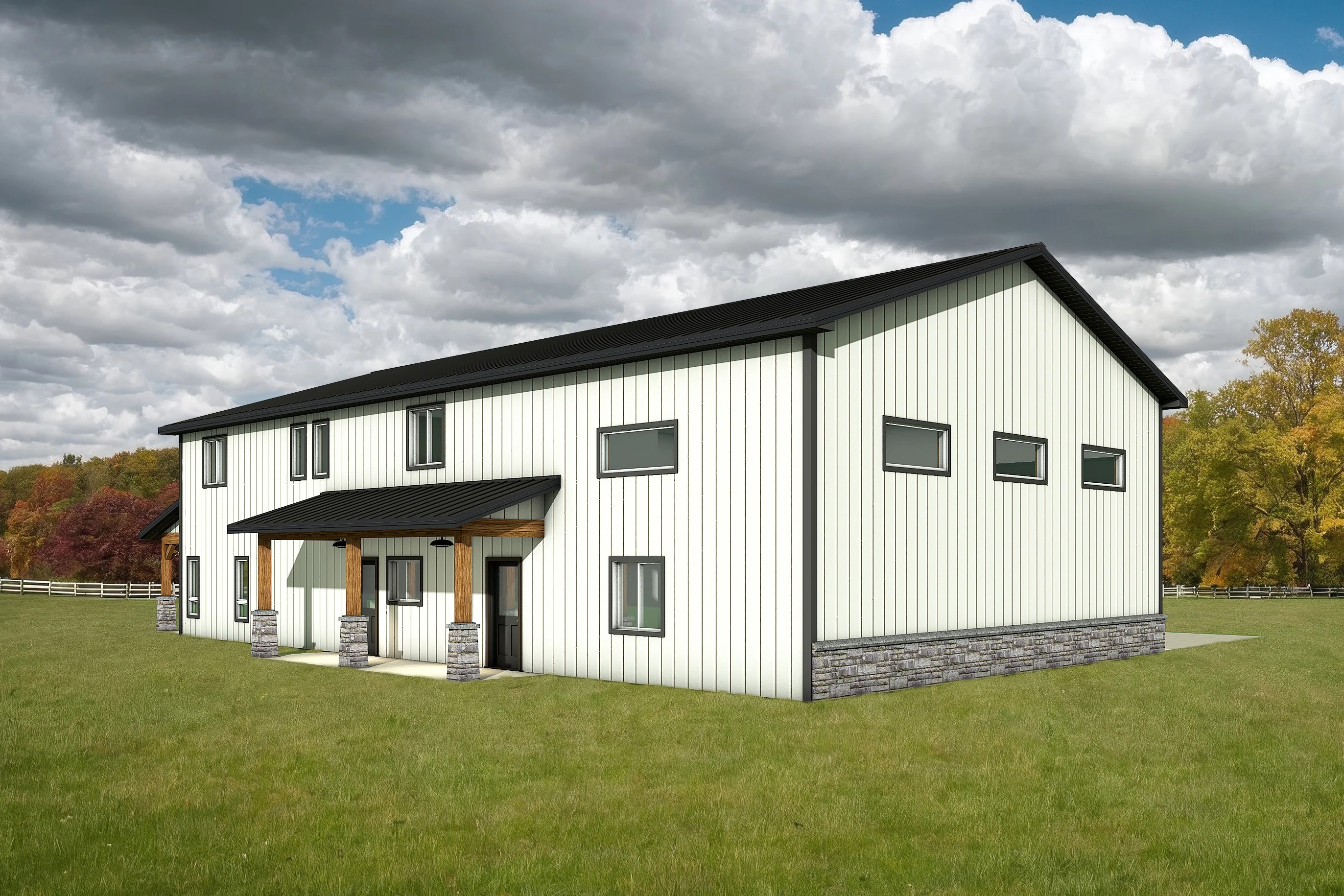 DR-122 Rachel Barndominium House Plan - Image 12