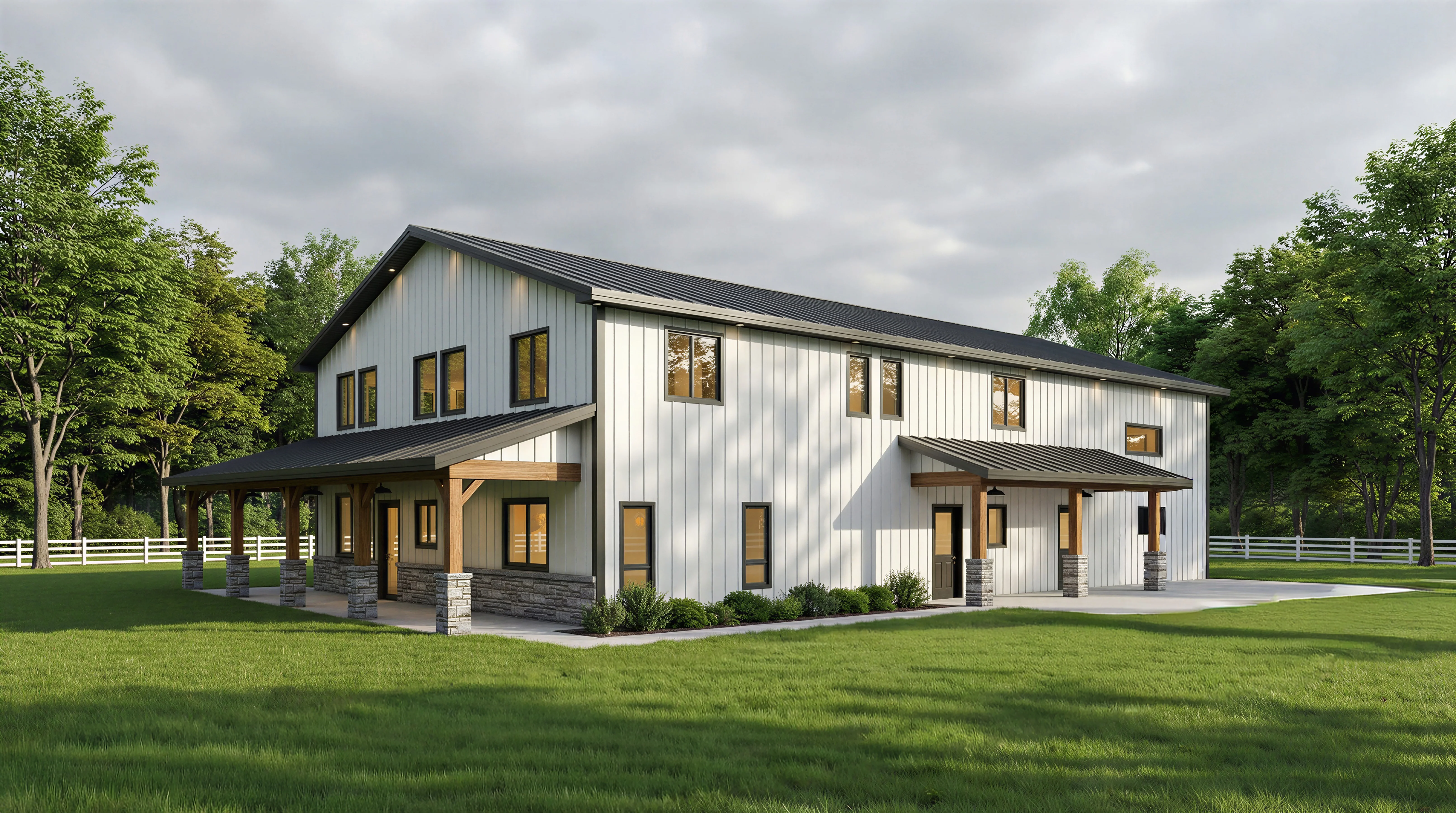 DR-122 Rachel Barndominium House Plan - Image 3
