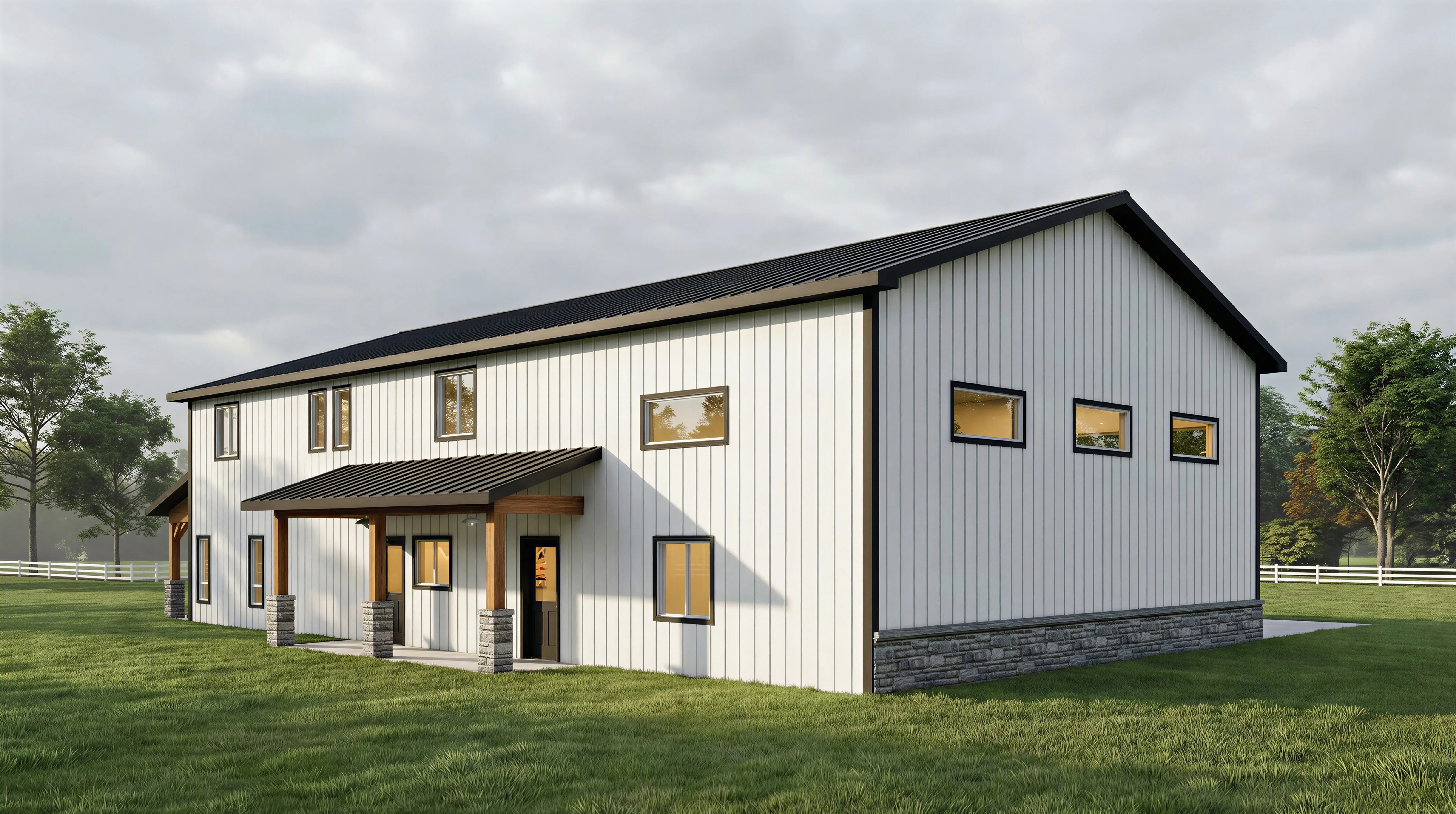 DR-122 Rachel Barndominium House Plan - Image 4