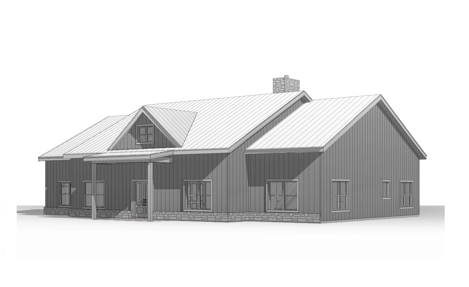 FH-00104 William Farmhouse Plan - Image 11