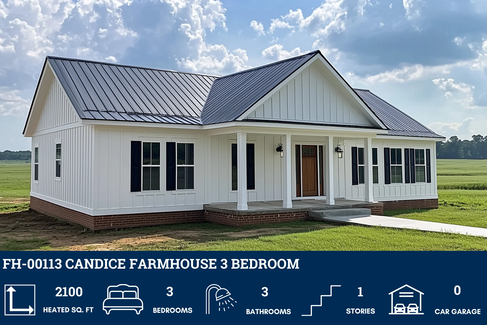 FH-00113 Candice Farmhouse Plan - Image 2
