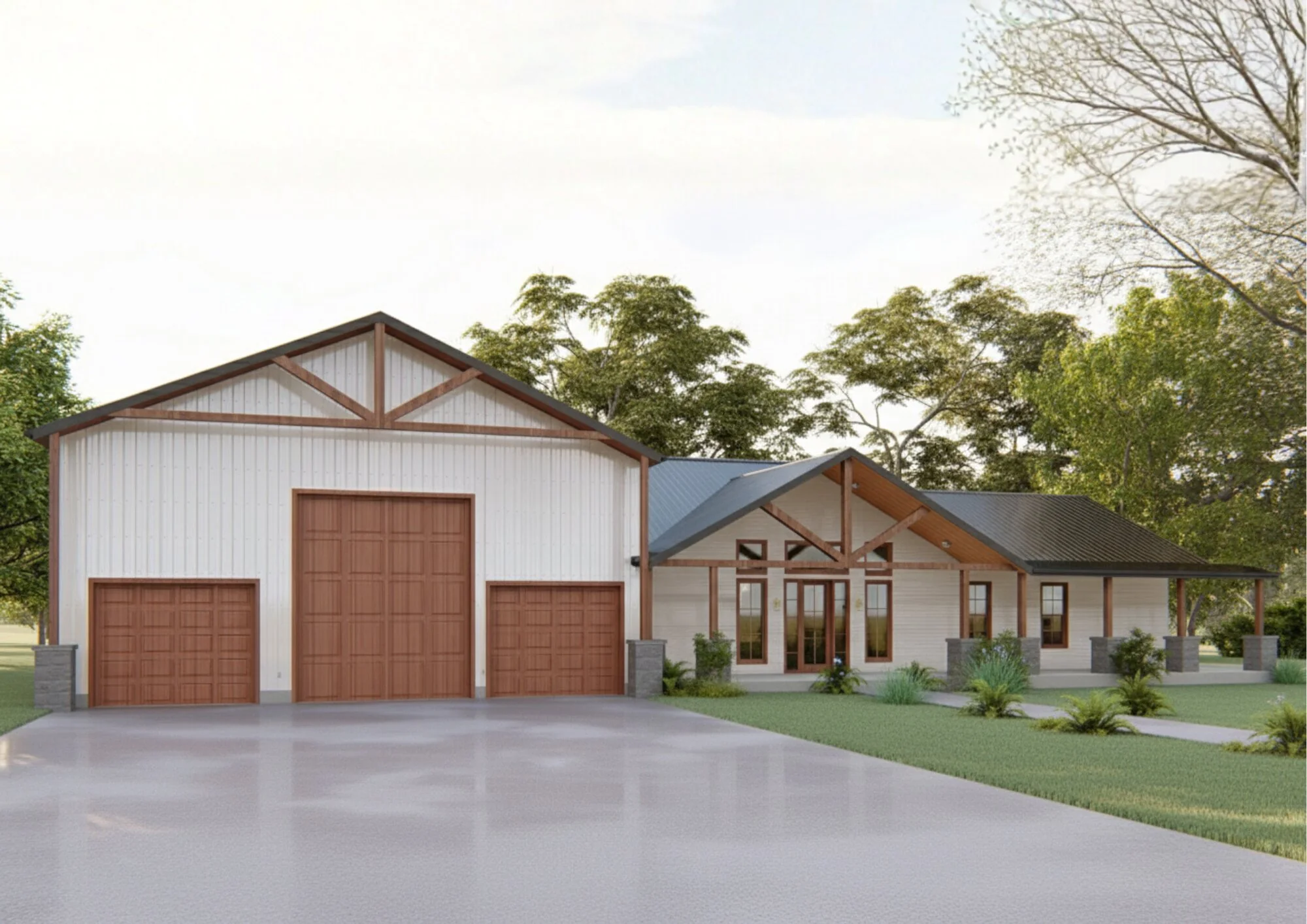 GJ-4402 Roosevelt Barndominium House Plan - Image 6