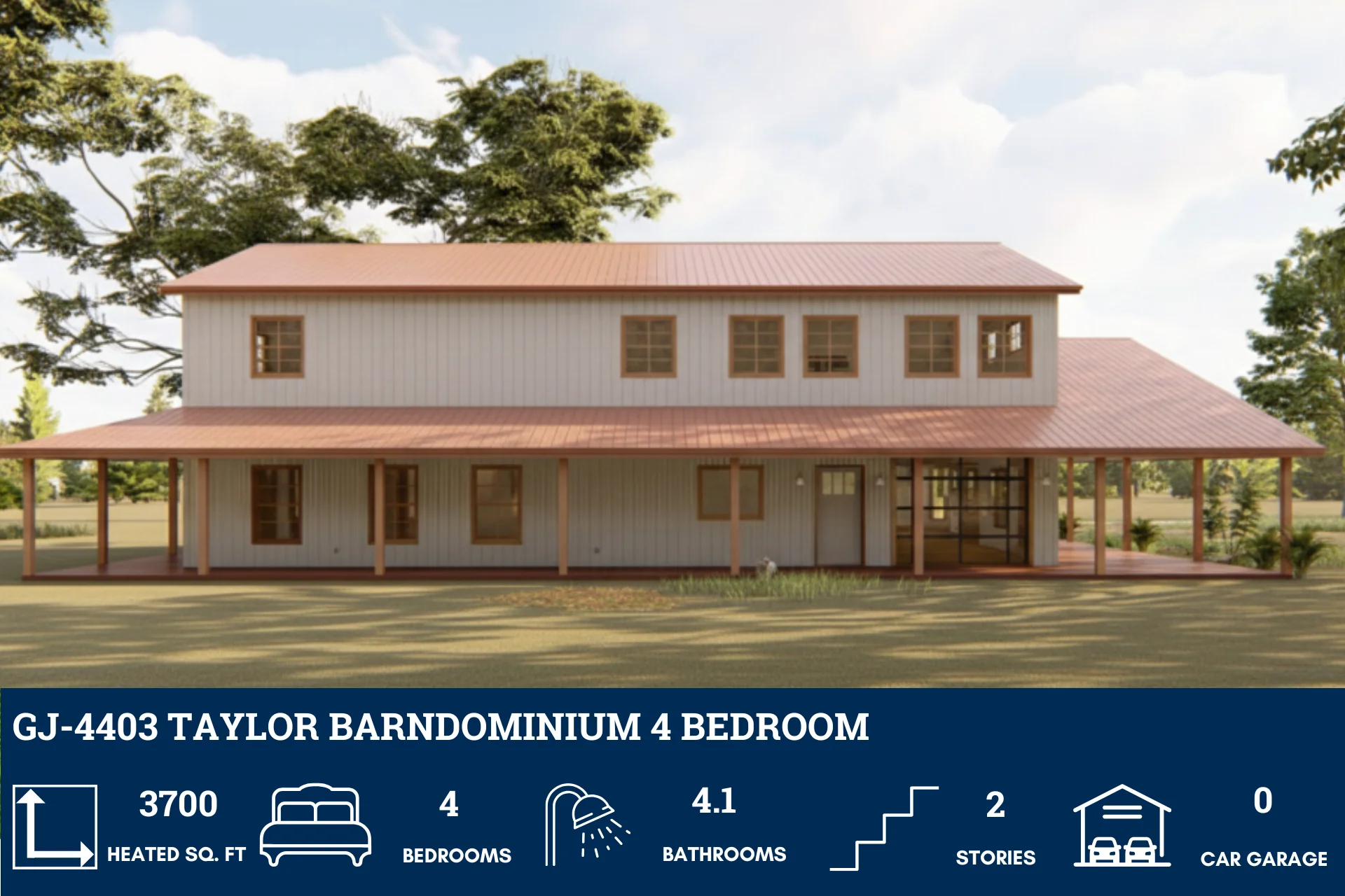 GJ-4403 Taylor Barndominium House Plan - Image 3