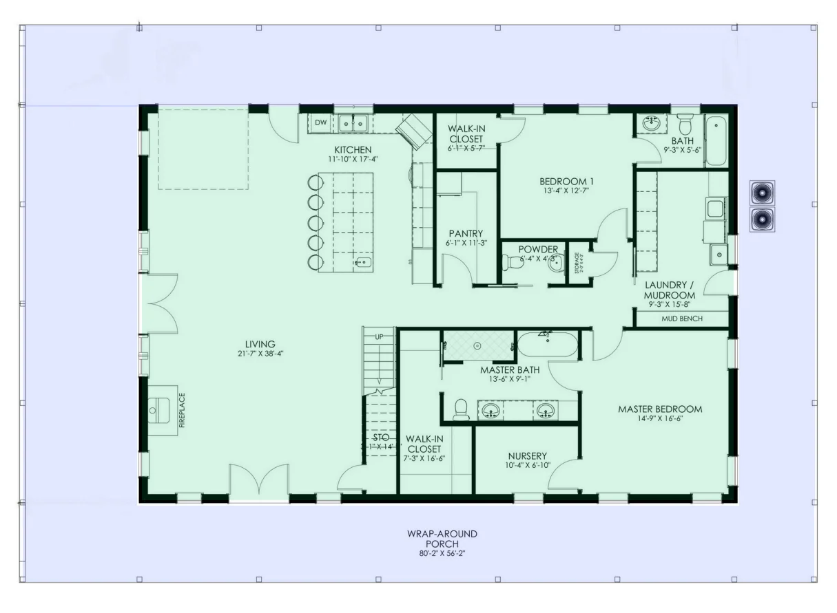 GJ-4403 Taylor Barndominium House Plan - Image 9