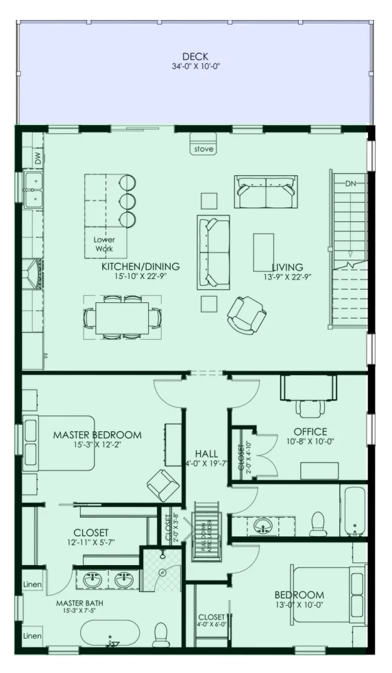 GJ-4404 Wallace Barndominium House Plan - Image 11