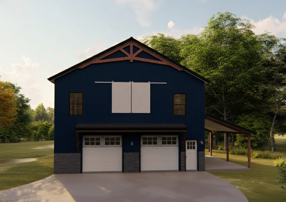 GJ-4404 Wallace Barndominium House Plan - Image 7