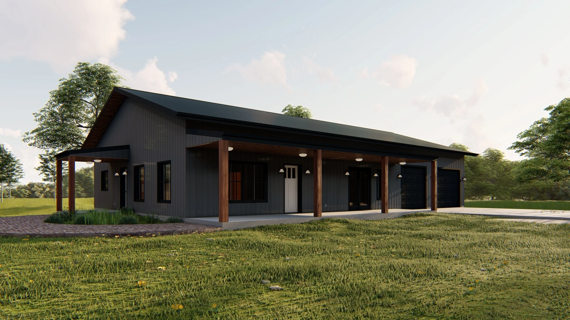 GJ-4405 Dover Barndominium House Plan - Image 11