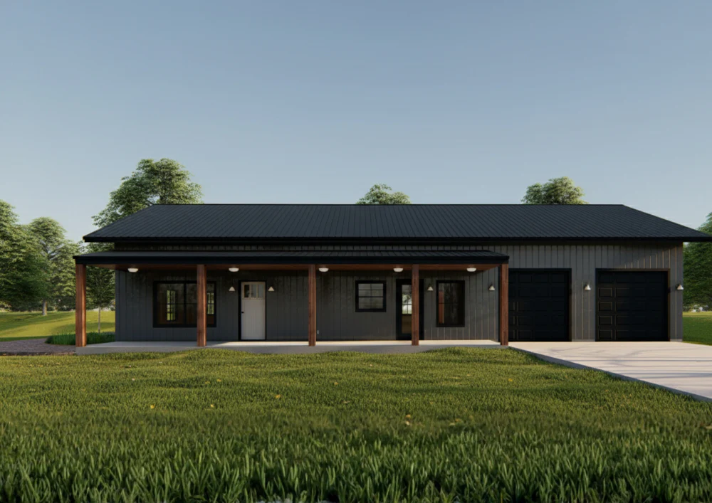 GJ-4405 Dover Barndominium House Plan - Image 12