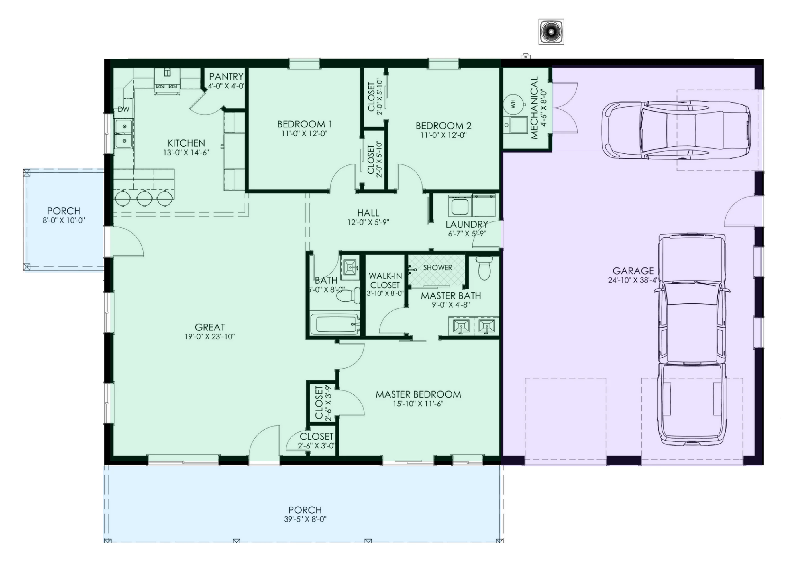 GJ-4405 Dover Barndominium House Plan - Image 20