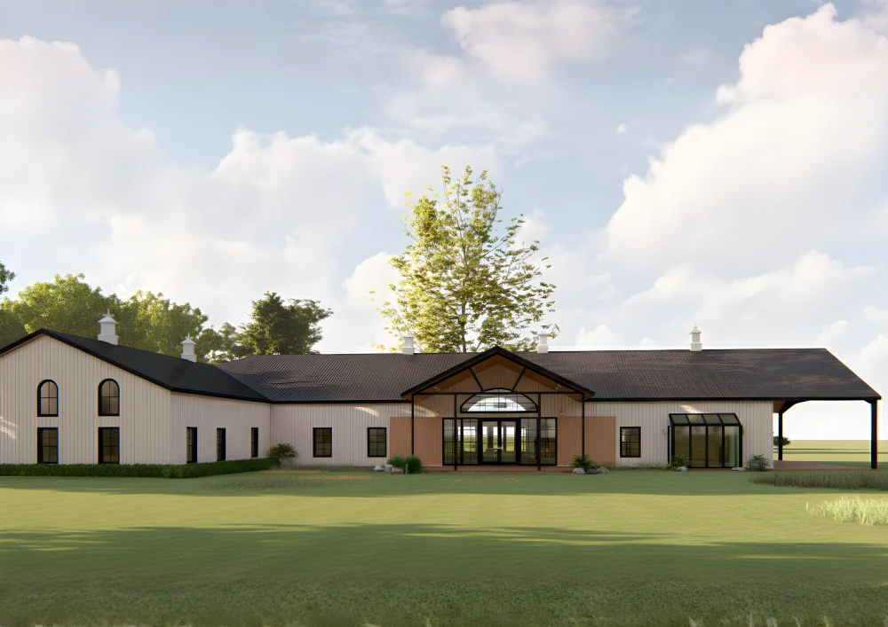 GJ-4406 Jefferson Barndominium House Plan - Image 3