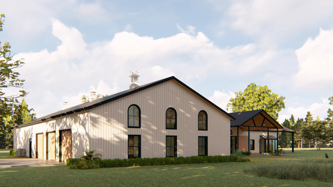 GJ-4406 Jefferson Barndominium House Plan - Image 4