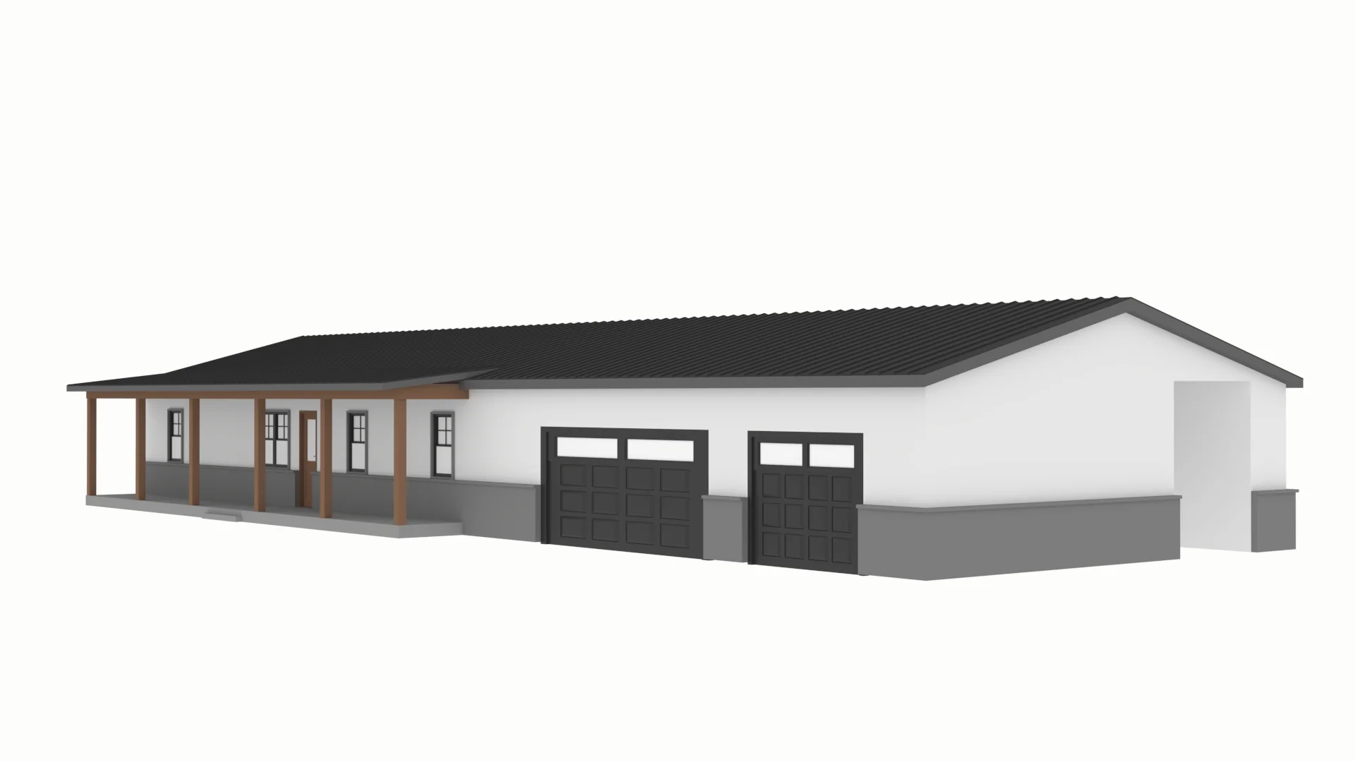 PL-62001 Greenbrush Barndominium House Plan - Image 6