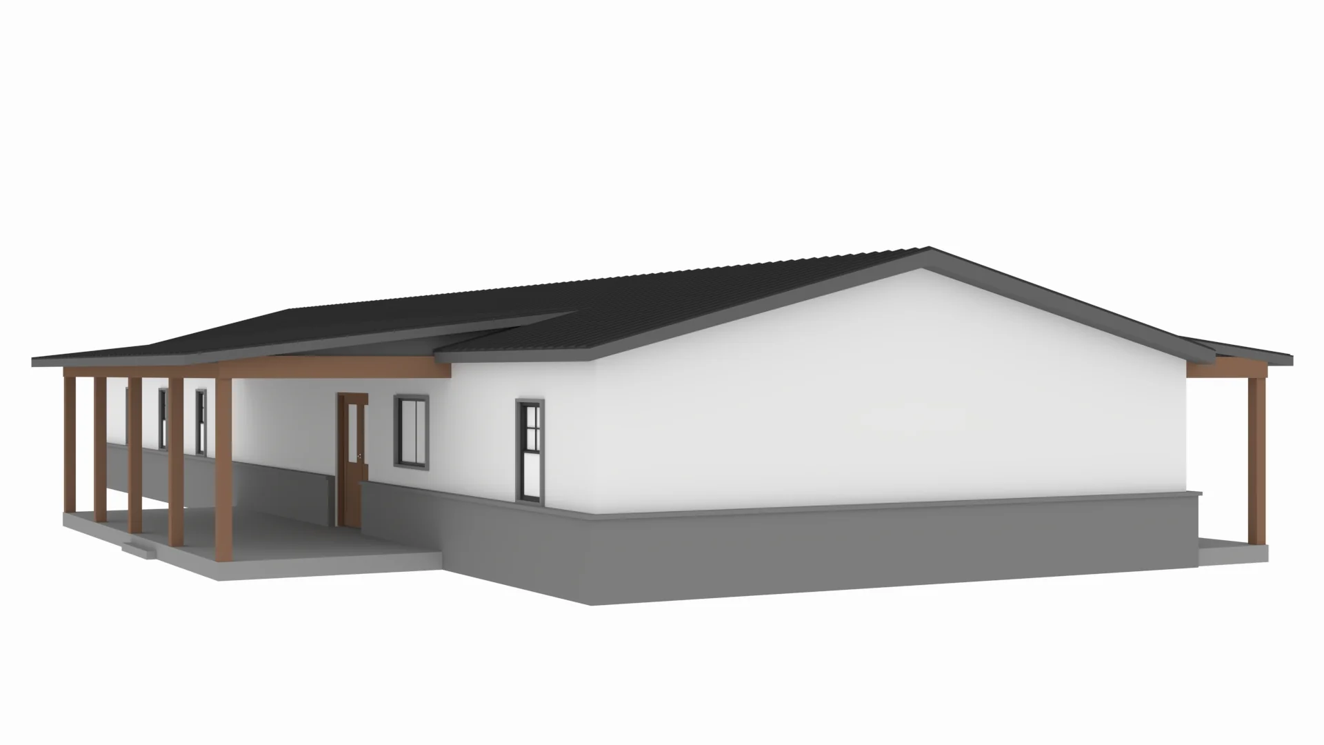 PL-62001 Greenbrush Barndominium House Plan - Image 8