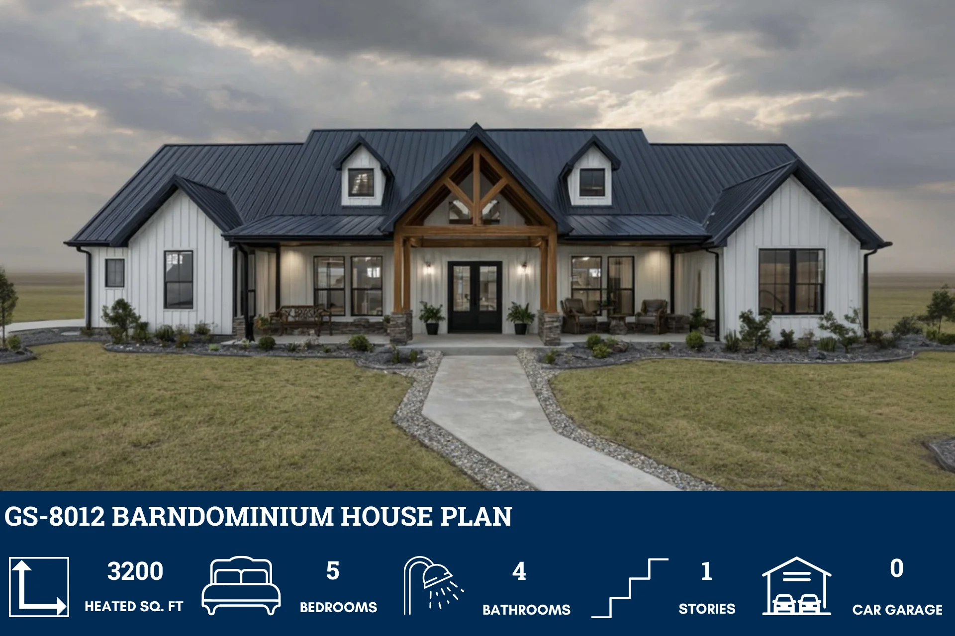 GS-8012 Barndominium House Plan - Image 2