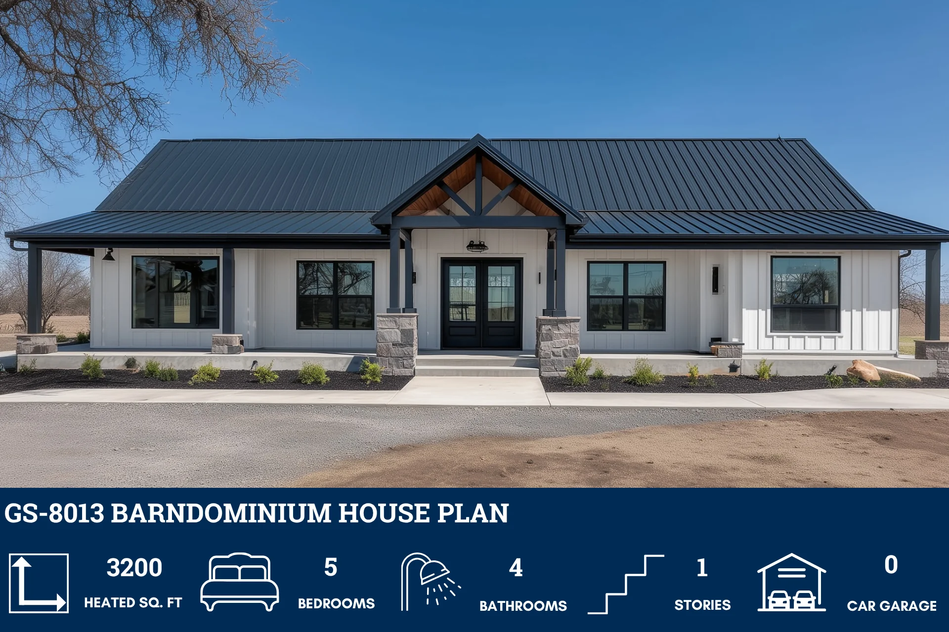 GS-8013 Barndominium House Plan - Image 2
