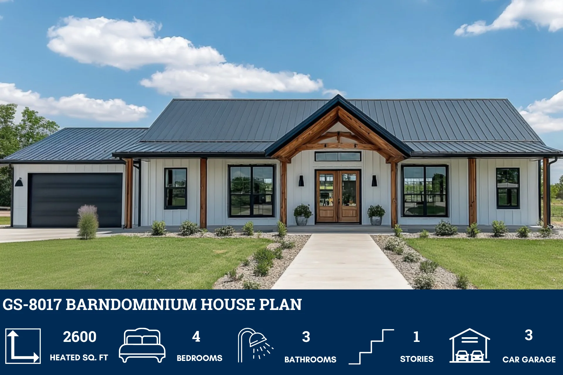 GS-8017 Barndominium House Plan - Image 2