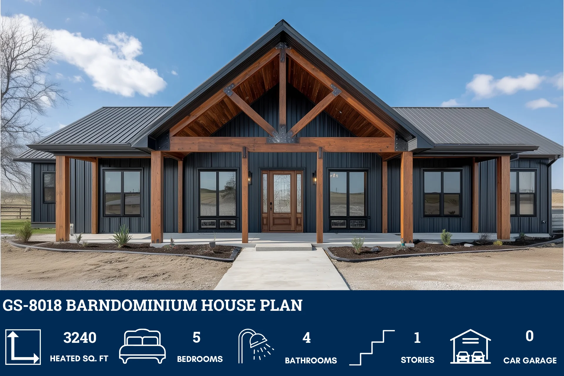 GS-8018 Barndominium House Plan - Image 2