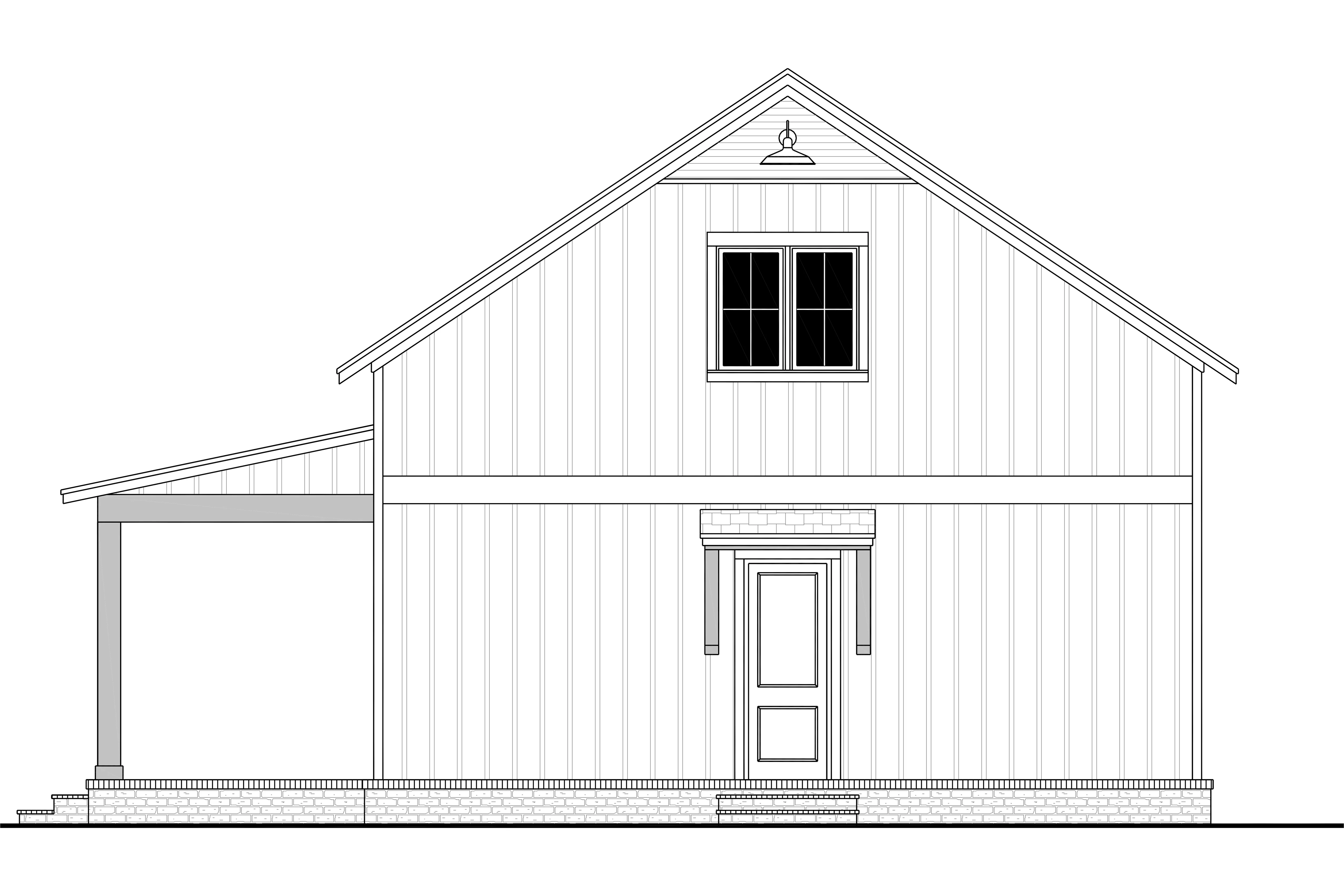 HPZ-22002 Caden Barndominium House Plan - Image 3