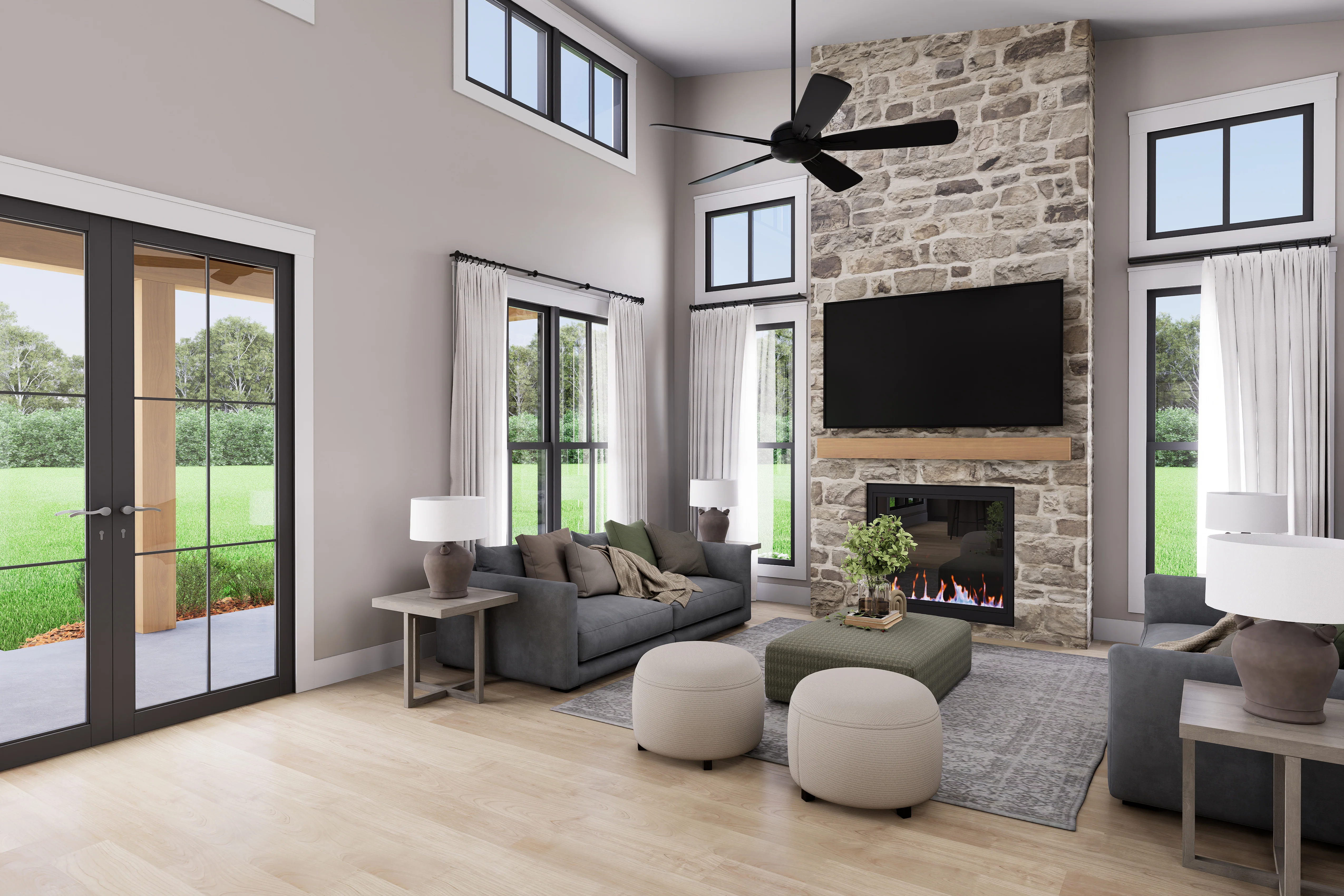 HPZ-22003 Rhodes Barndominium House Plan - Image 12