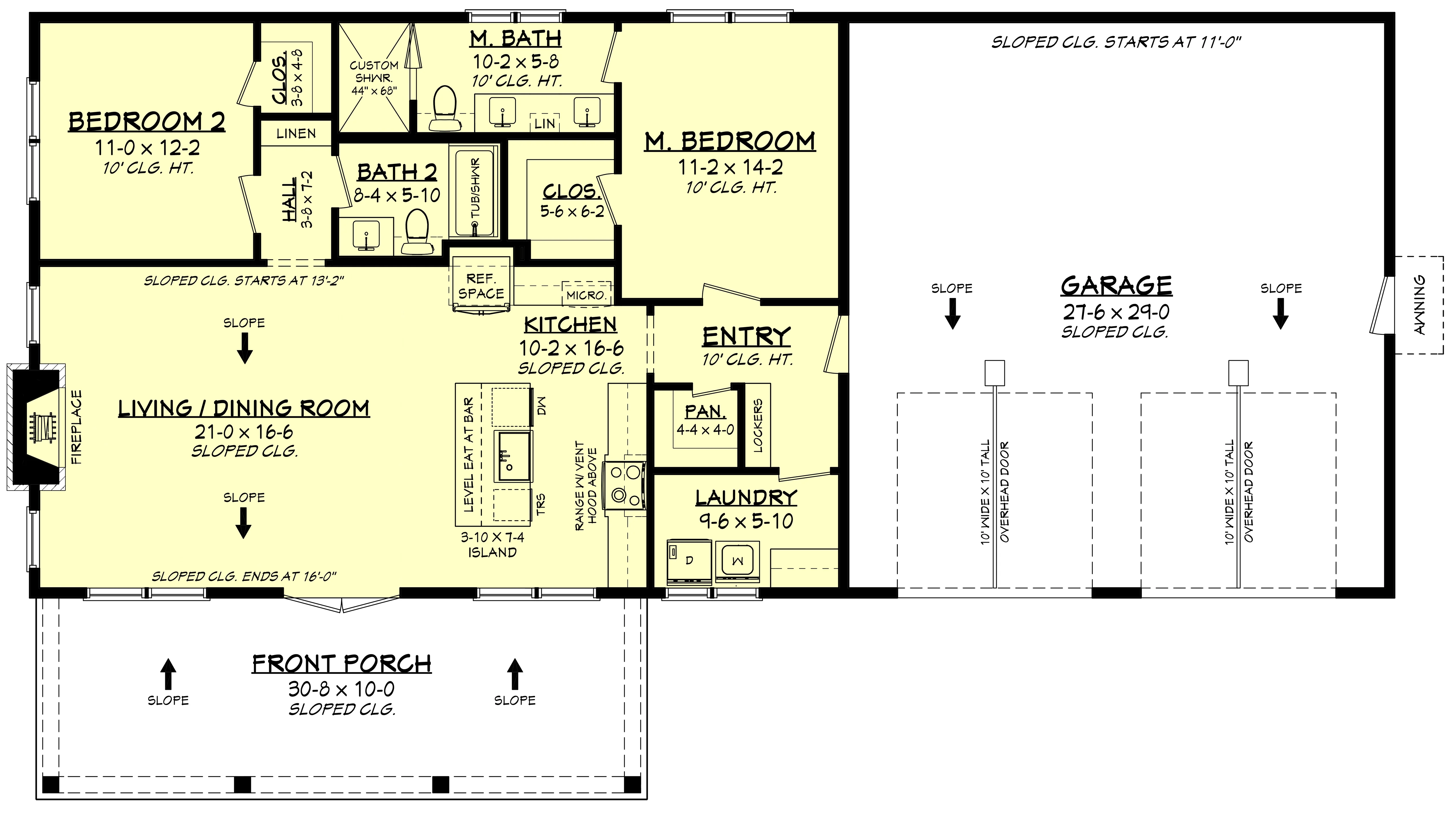 HPZ-22003 Rhodes Barndominium House Plan - Image 15