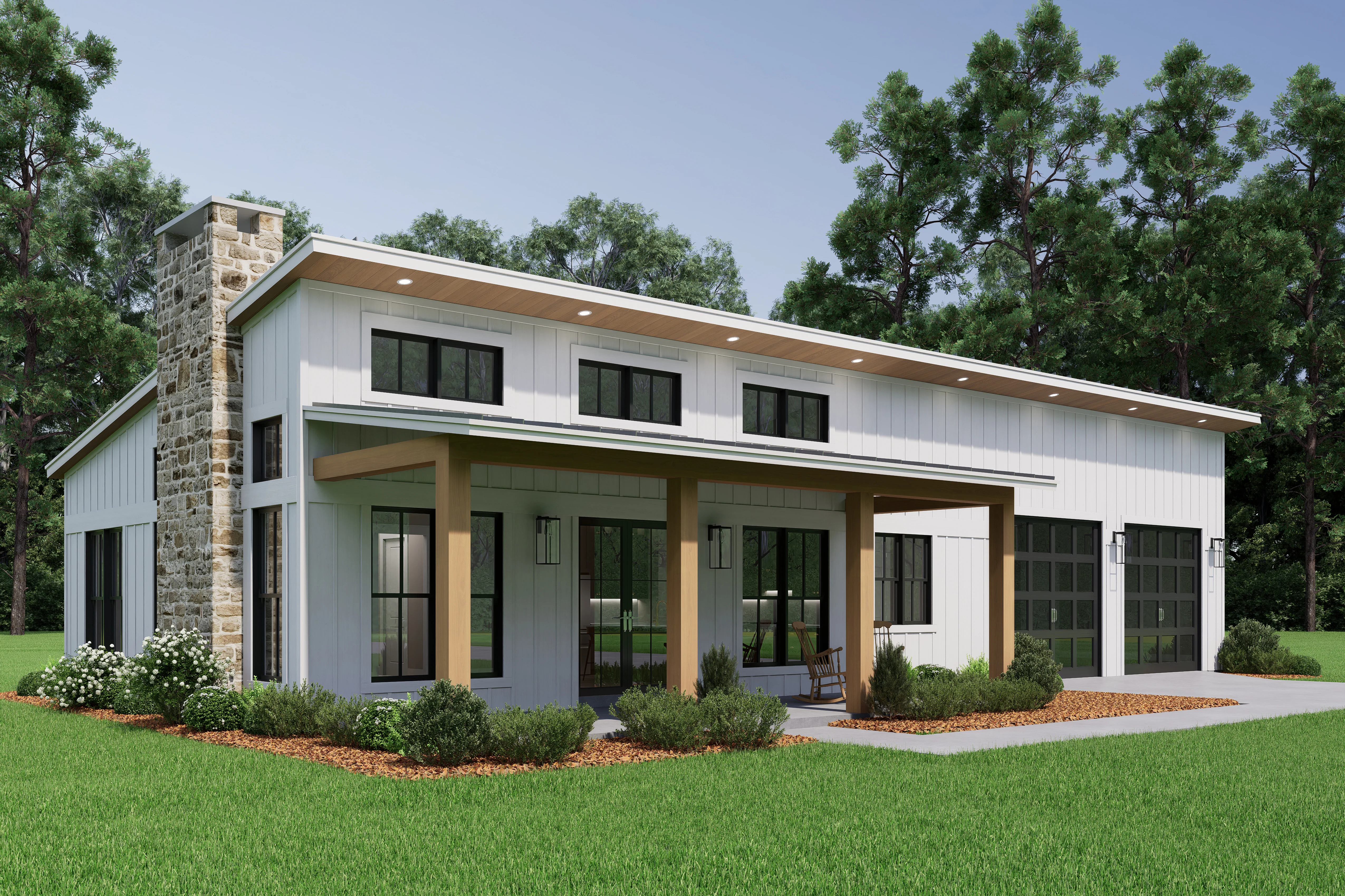 HPZ-22003 Rhodes Barndominium House Plan - Image 3