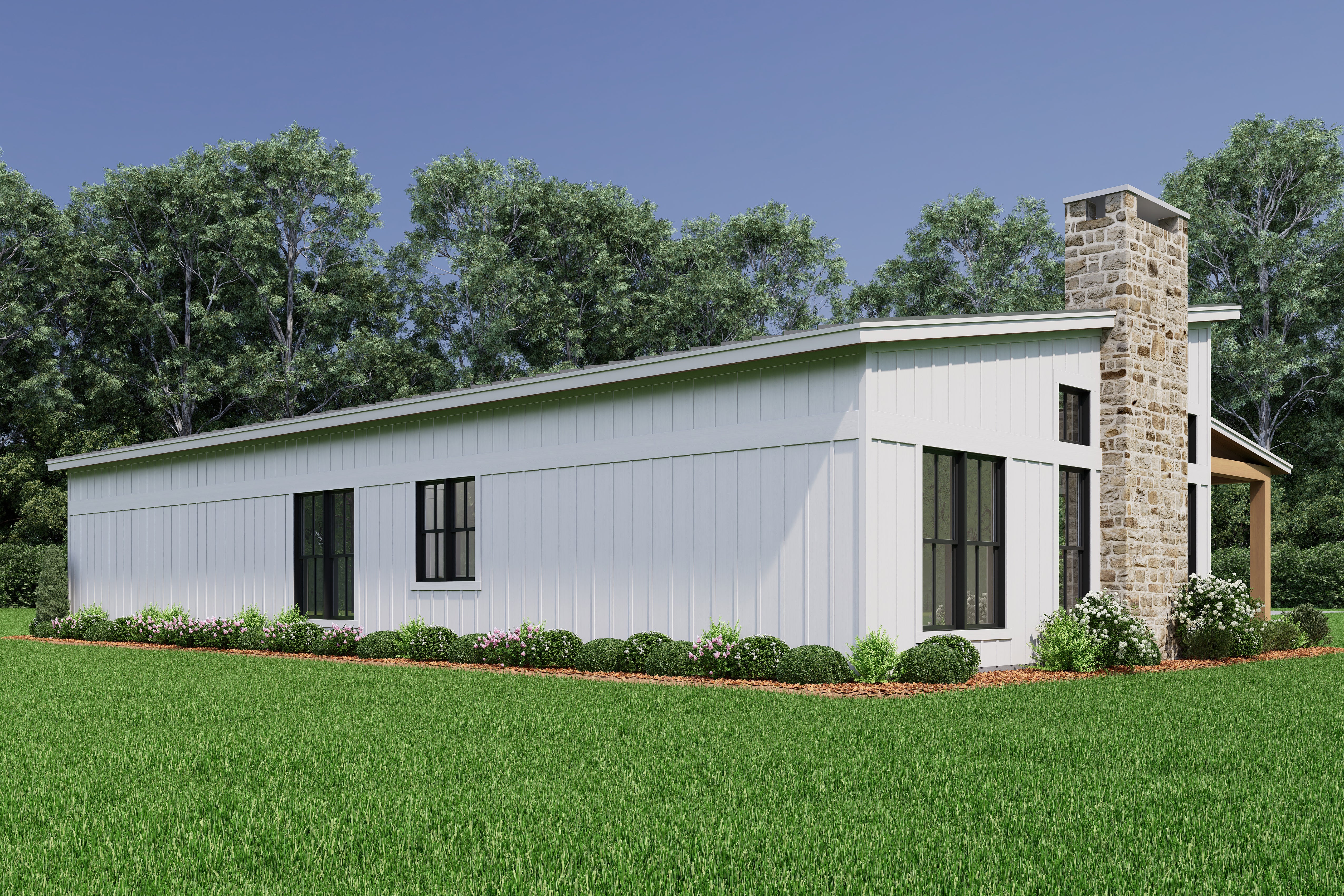 HPZ-22003 Rhodes Barndominium House Plan - Image 4