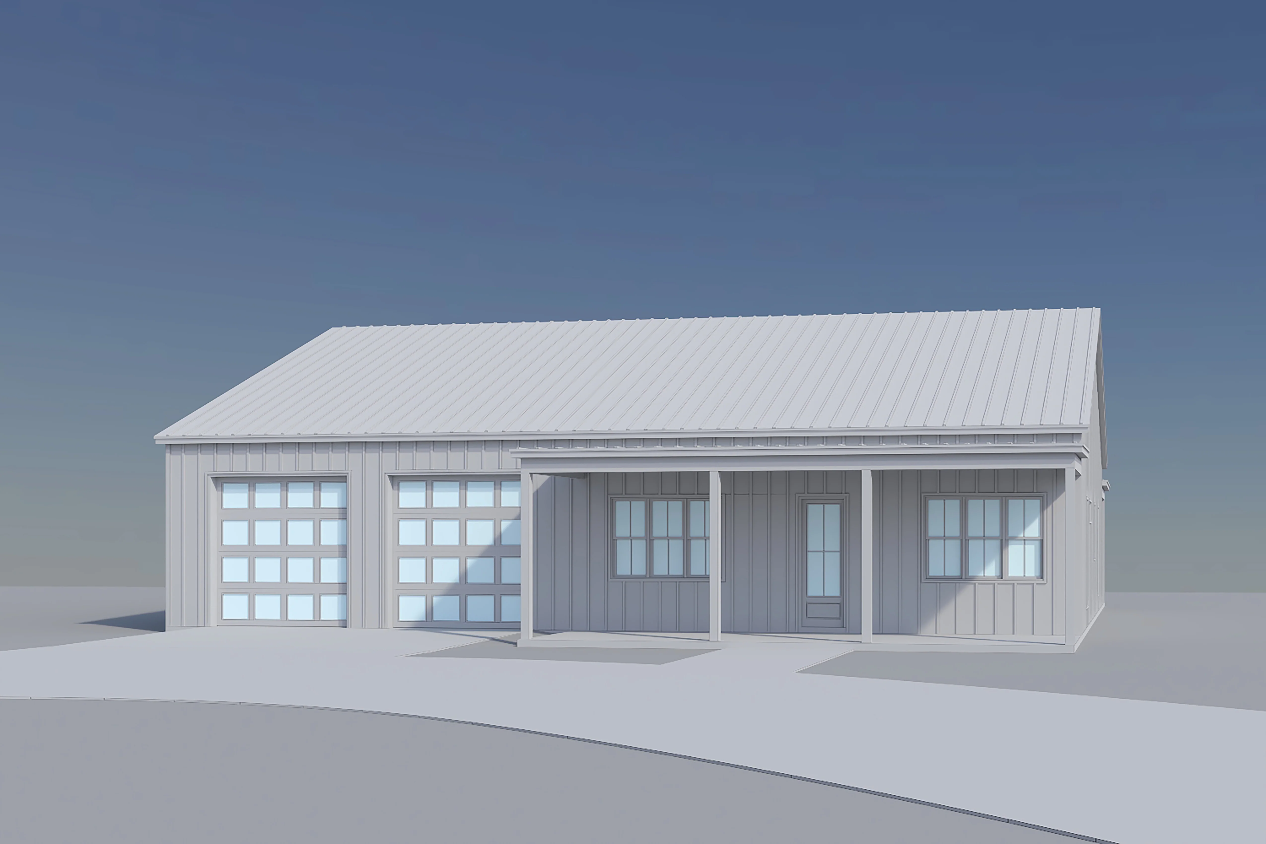 HPZ-22004 Krista Barndominium House Plan - Image 10