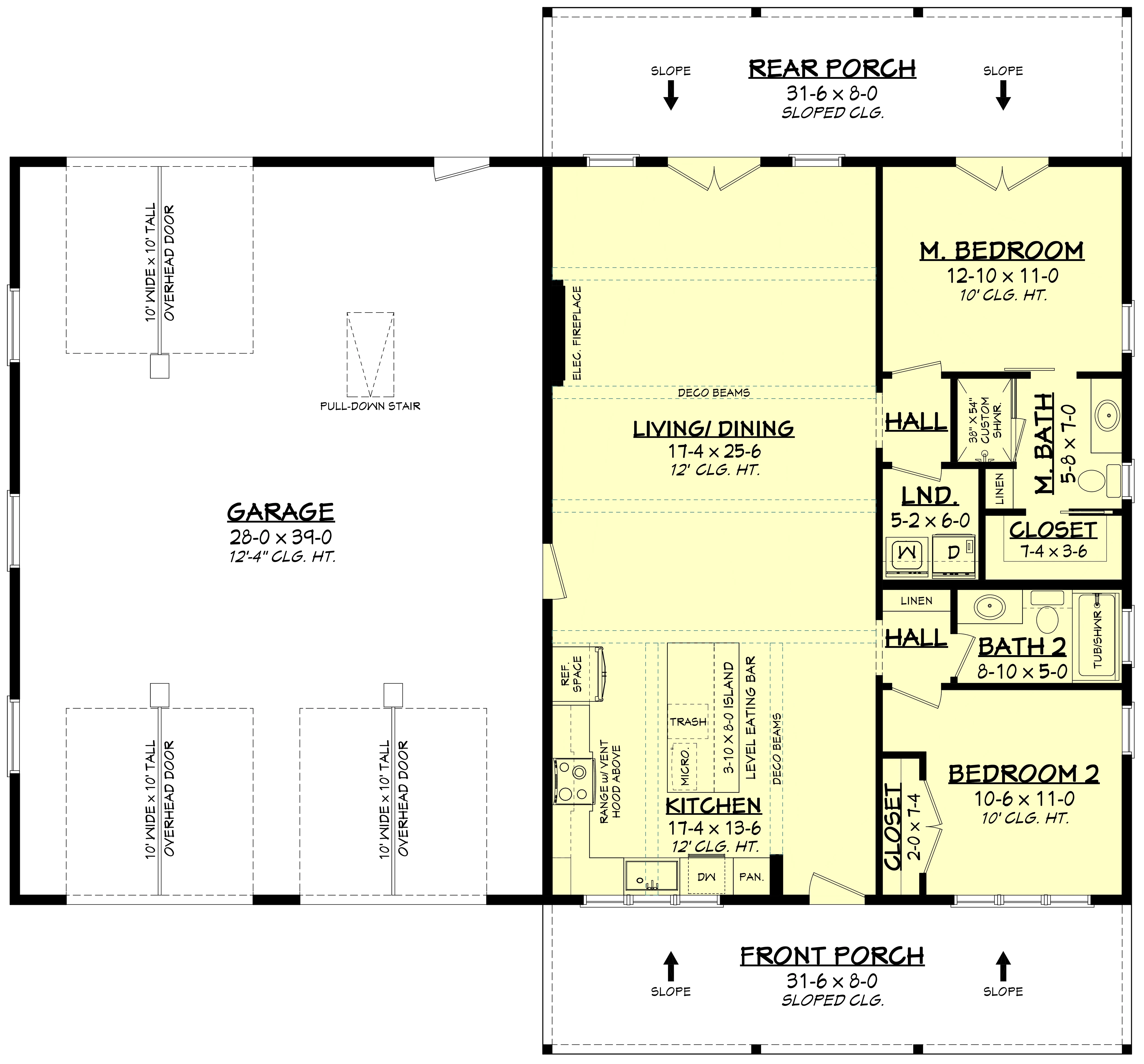 HPZ-22004 Krista Barndominium House Plan - Image 12