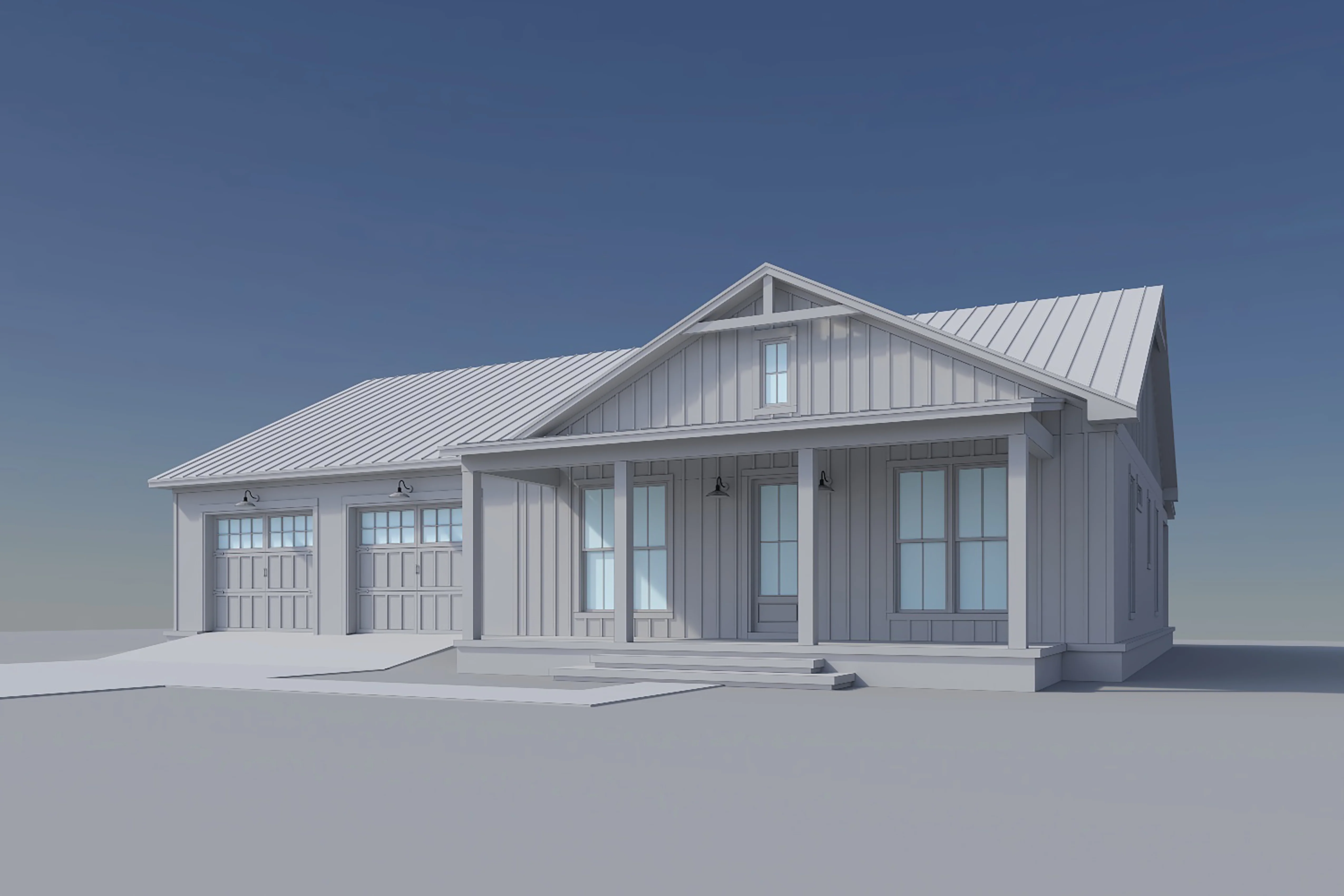 HPZ-22005 Daphne Barndominium House Plan - Image 6