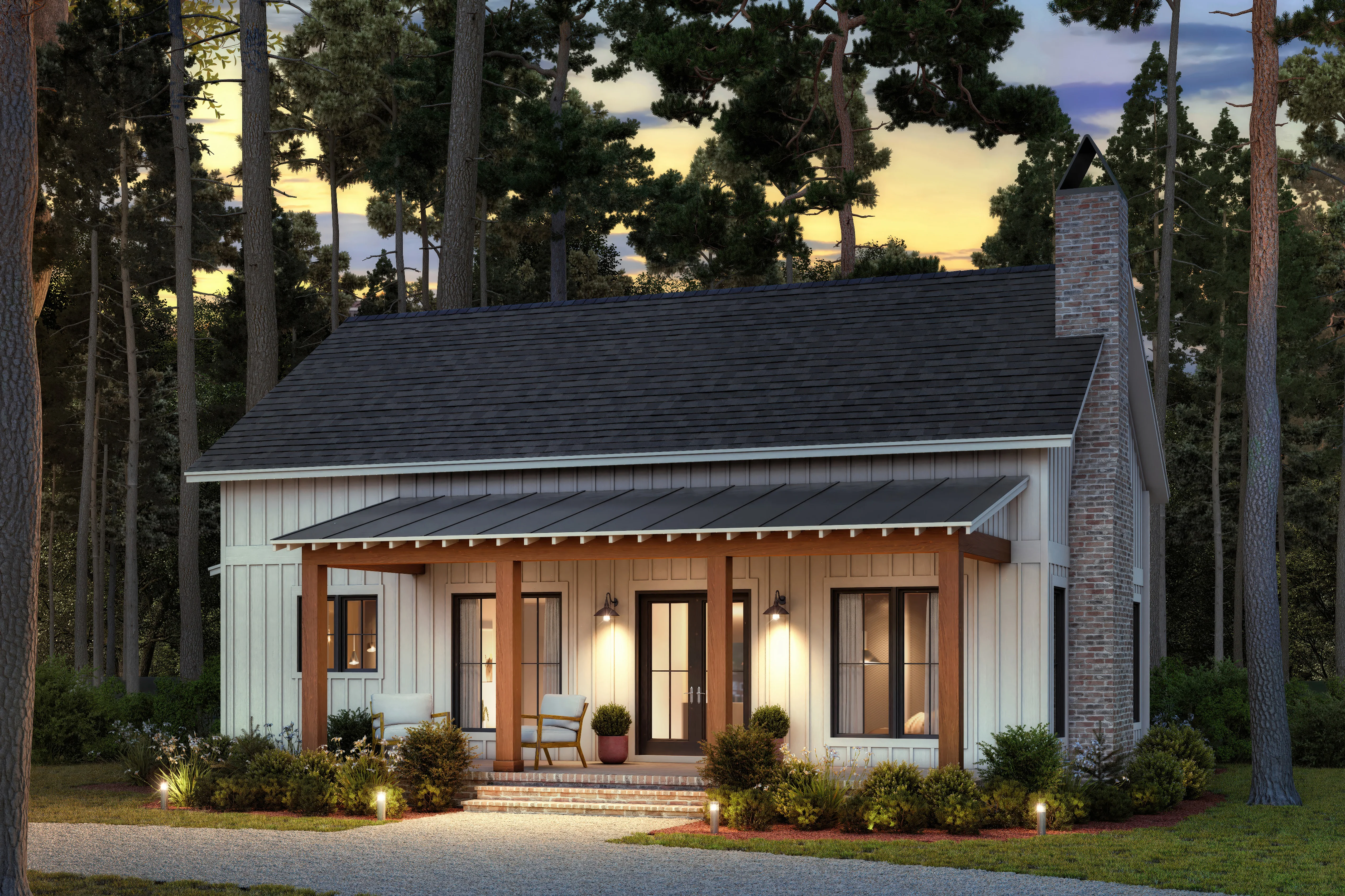 HPZ-22006 Rebecca Barndominium House Plan - Image 2