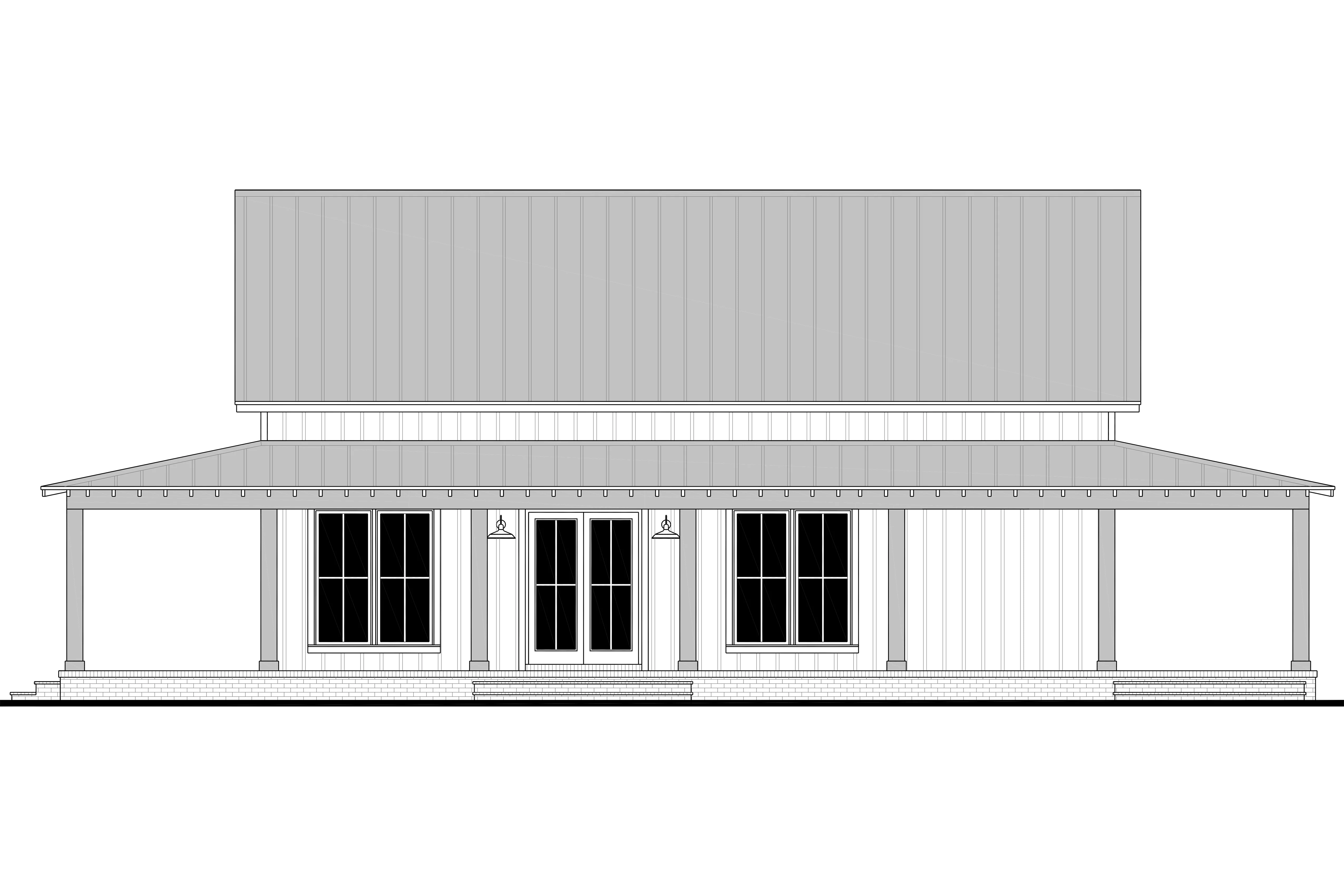 HPZ-22007 Keith Barndominium House Plan - Image 6