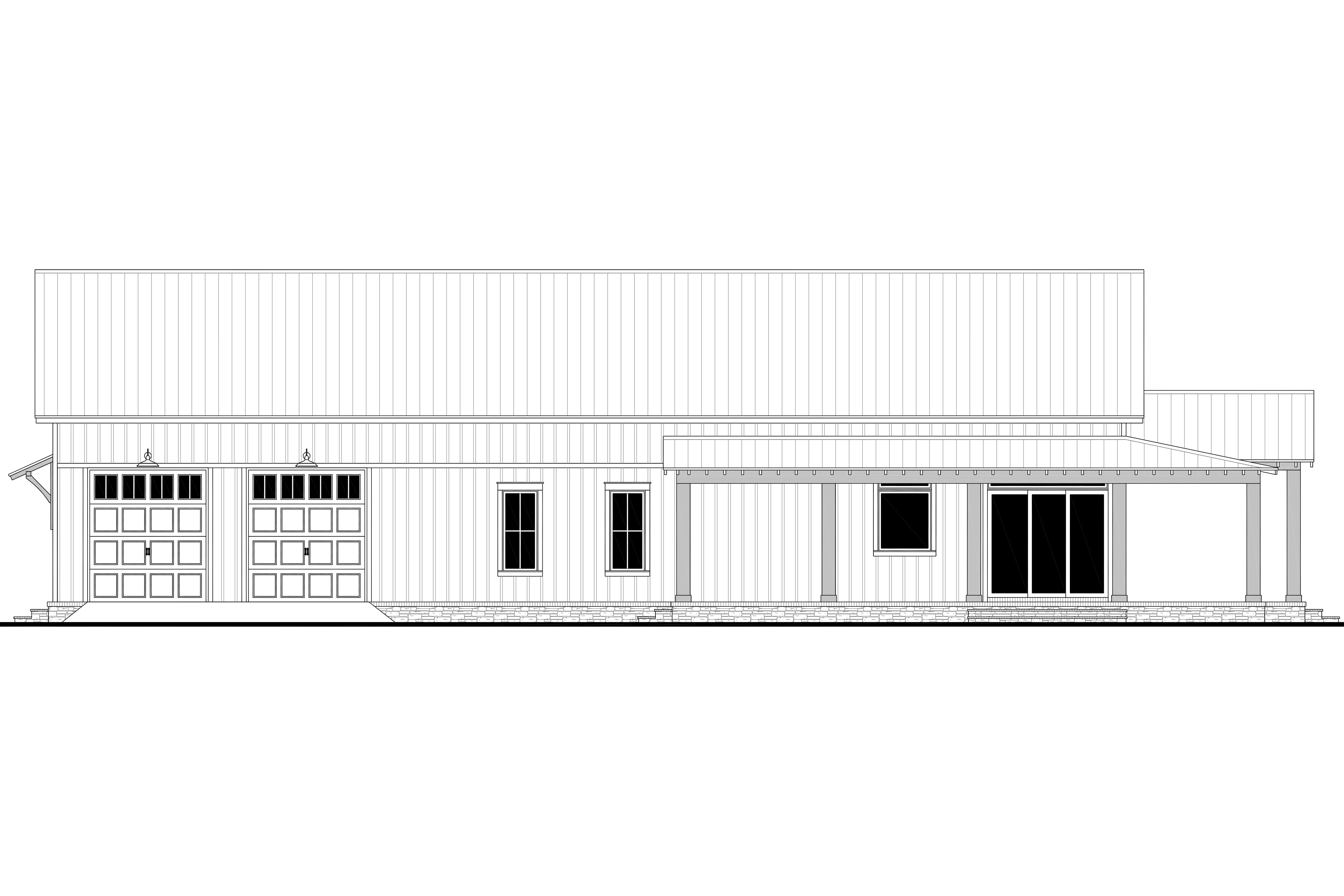 HPZ-22008 Chad Barndominium House Plan - Image 4