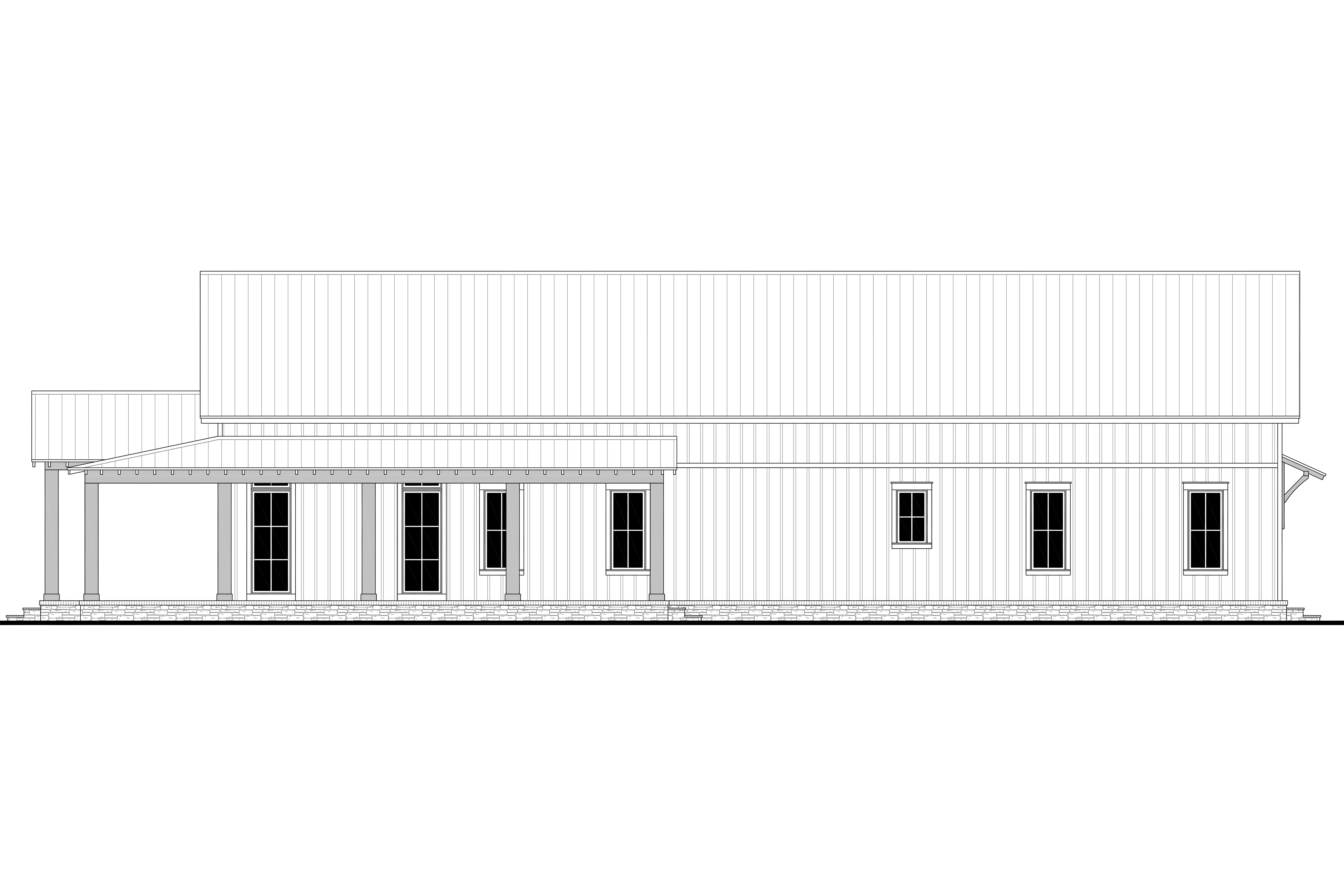 HPZ-22008 Chad Barndominium House Plan - Image 6