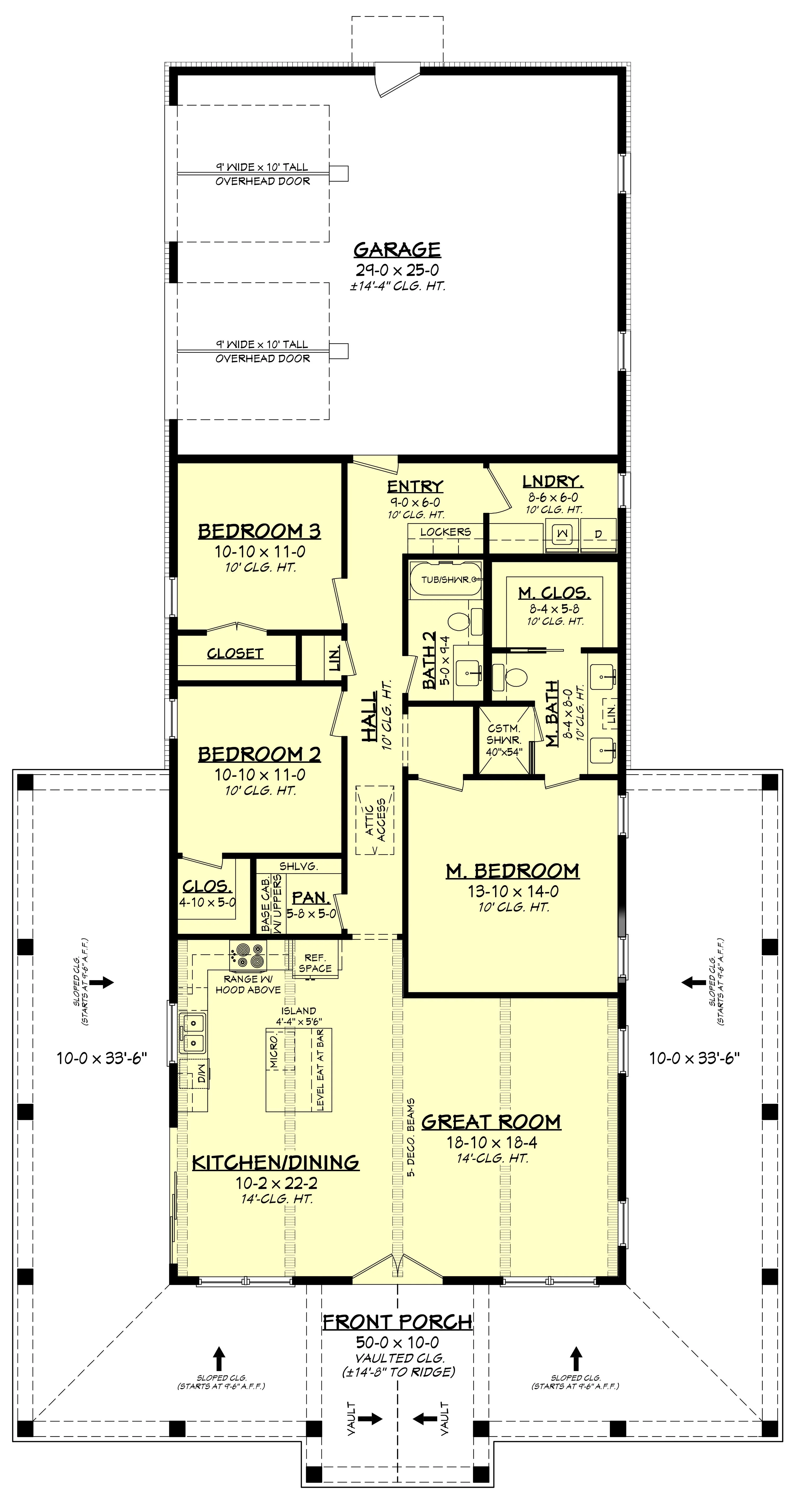 HPZ-22008 Chad Barndominium House Plan - Image 7