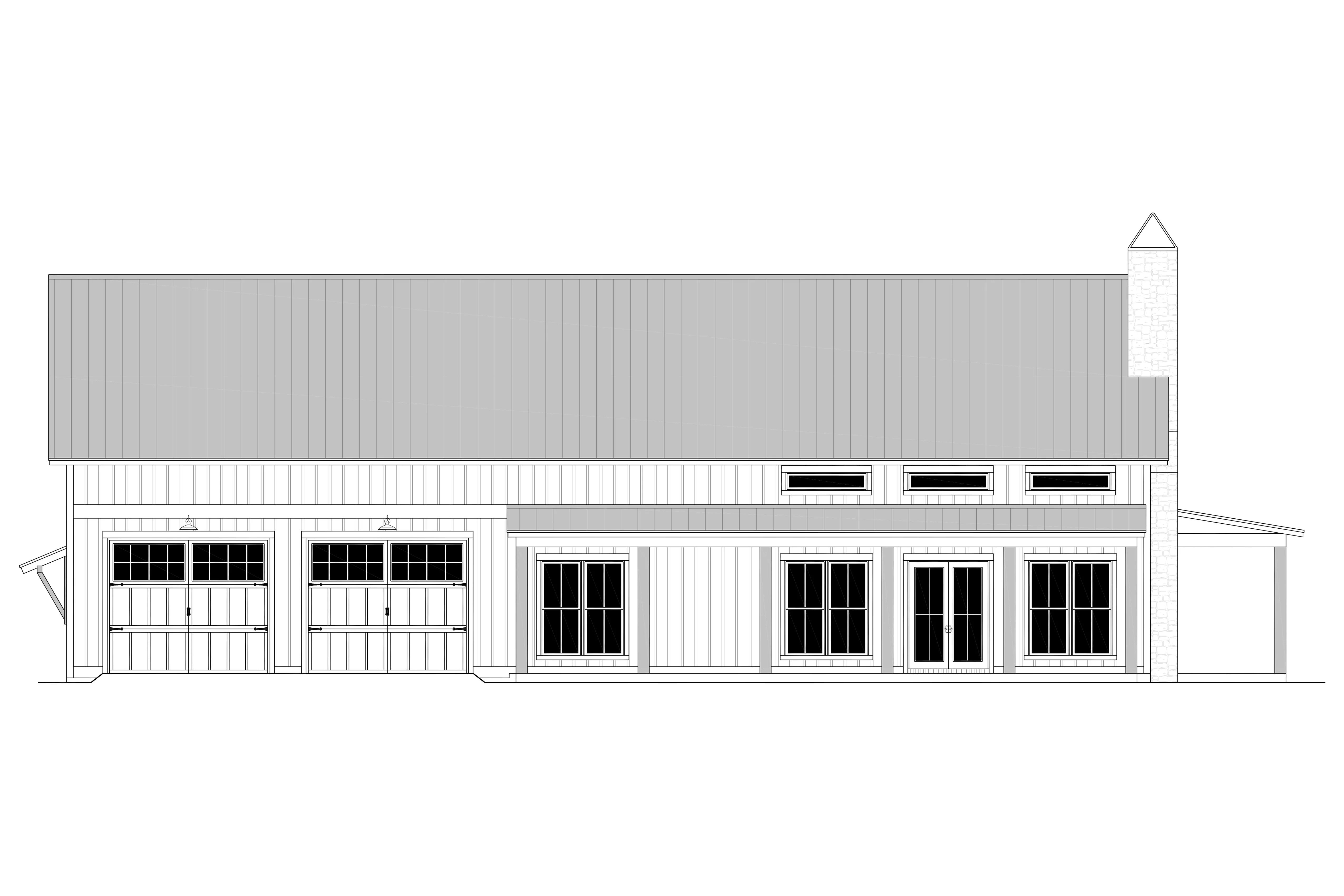 HPZ-22009 Alex Barndominium House Plan - Image 3