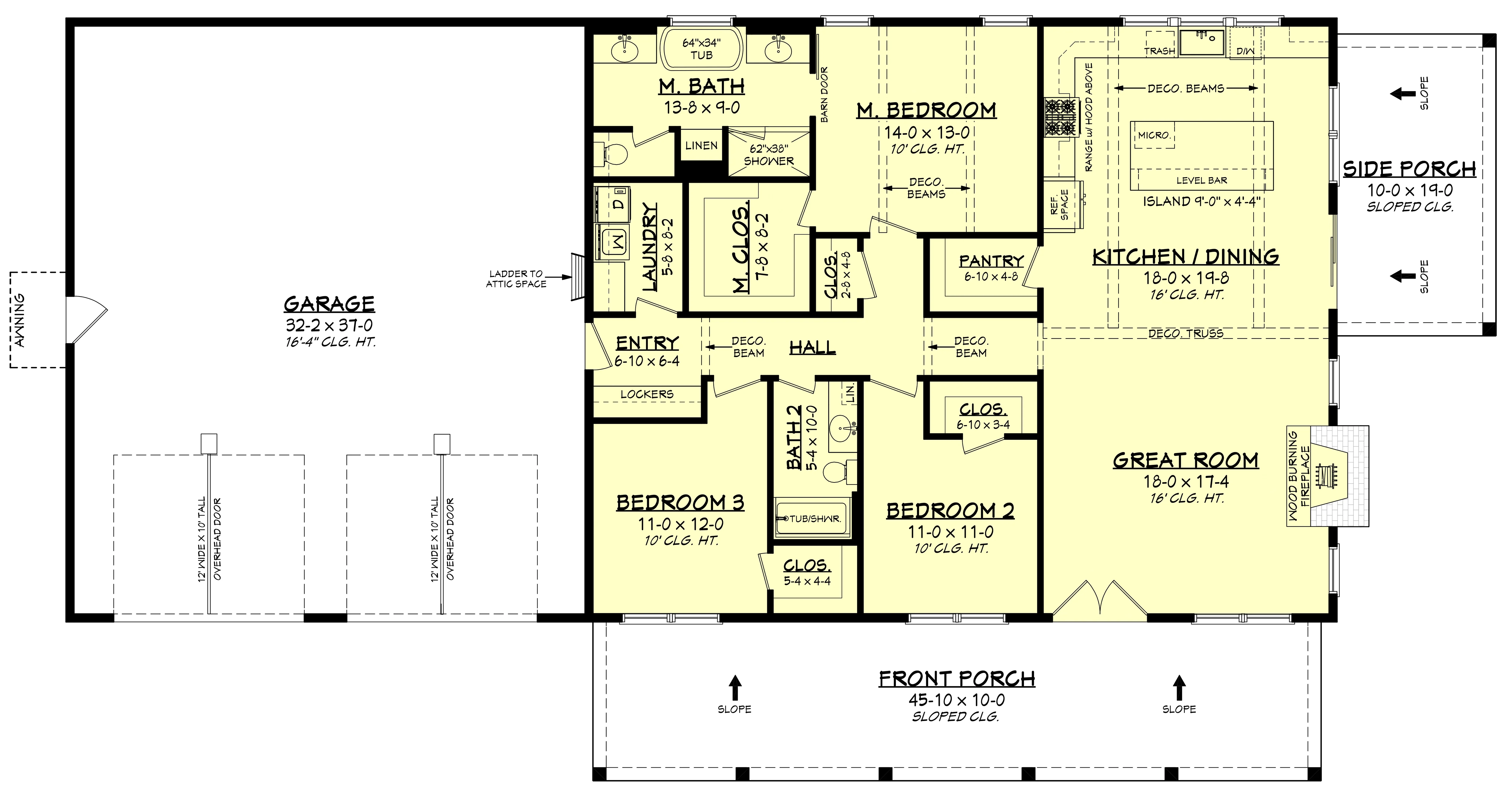 HPZ-22009 Alex Barndominium House Plan - Image 7