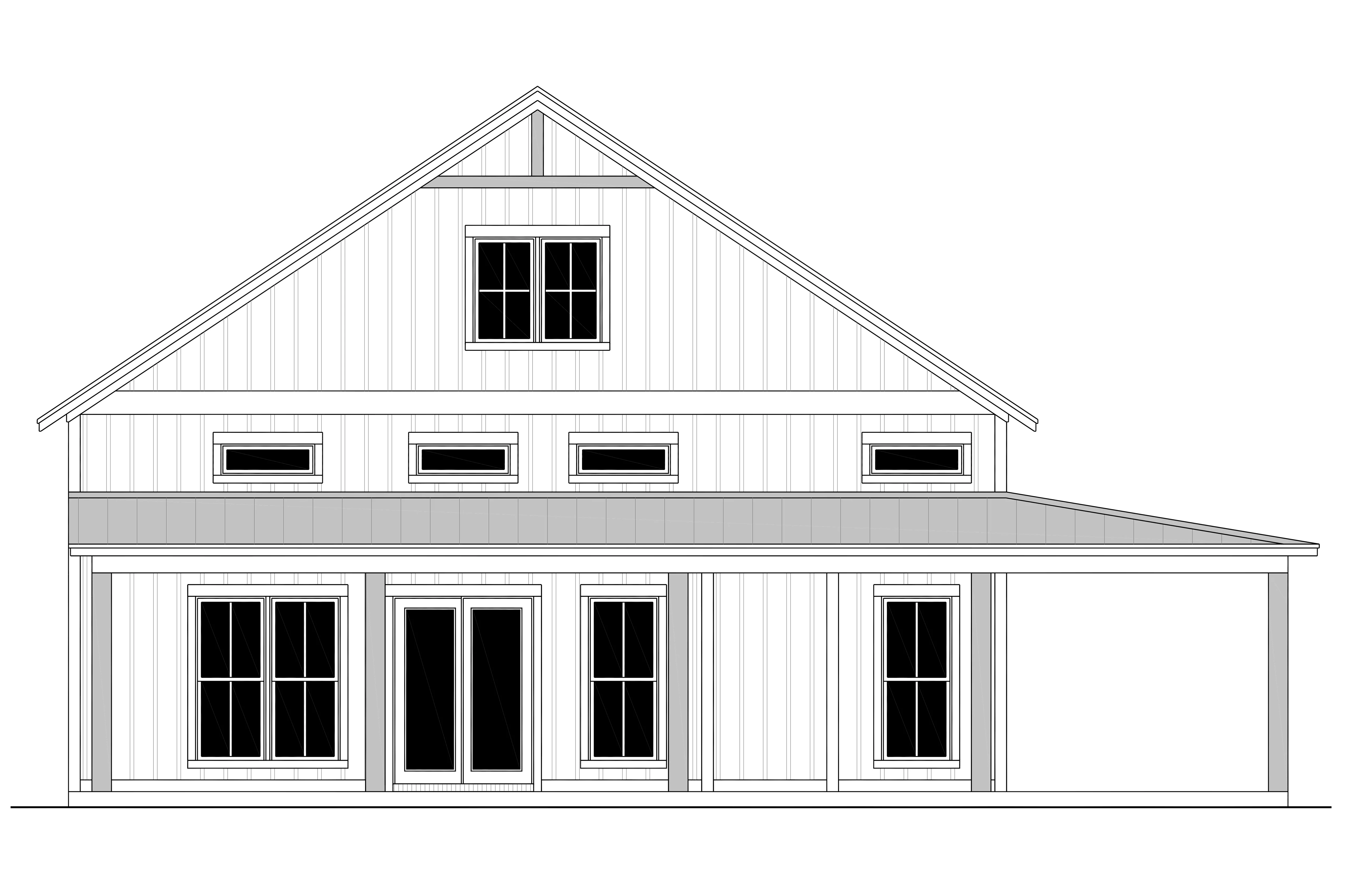 HPZ-22011 Reid Barndominium House Plan - Image 4