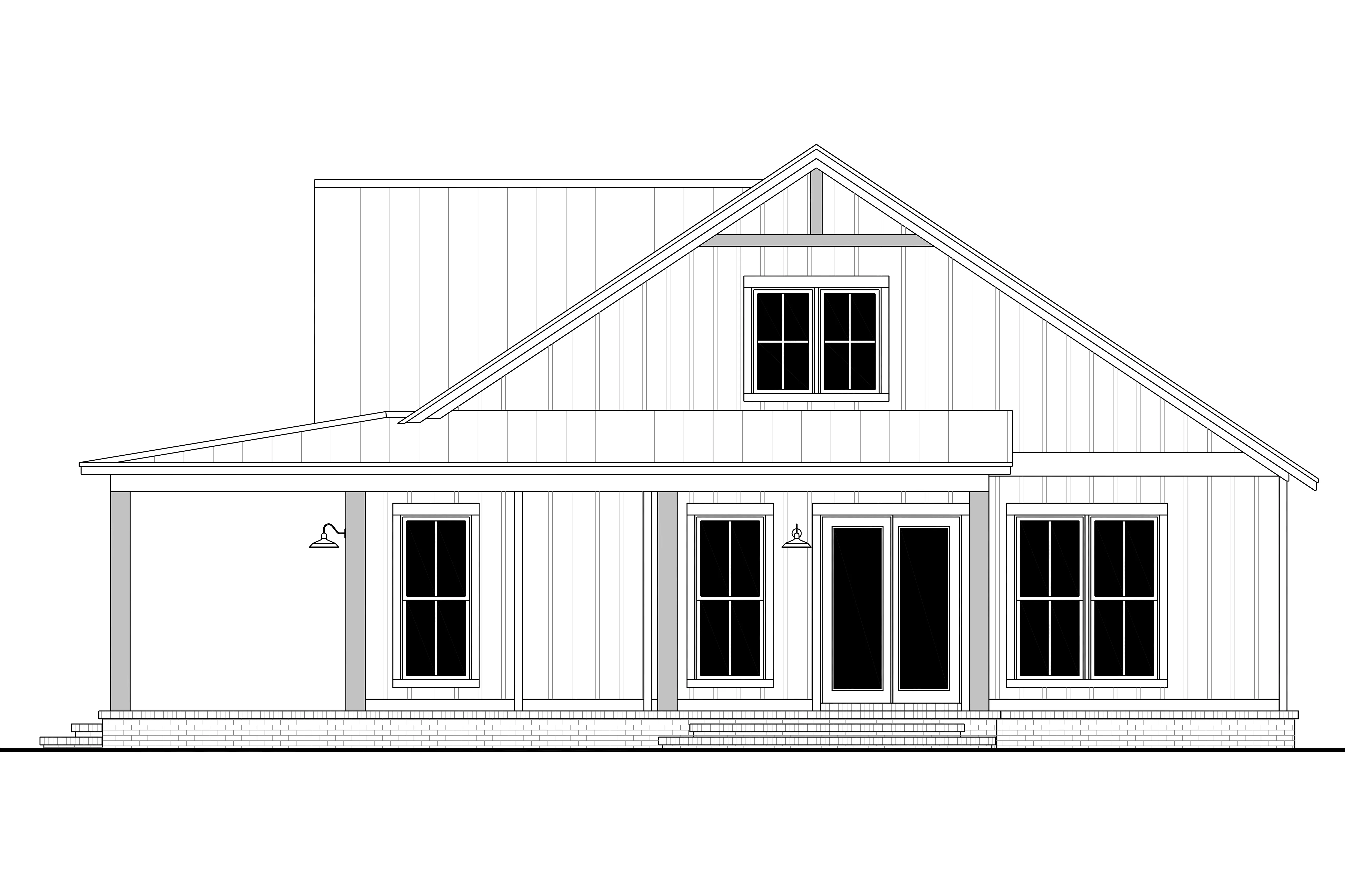 HPZ-22012 Vicky Barndominium House Plan - Image 10