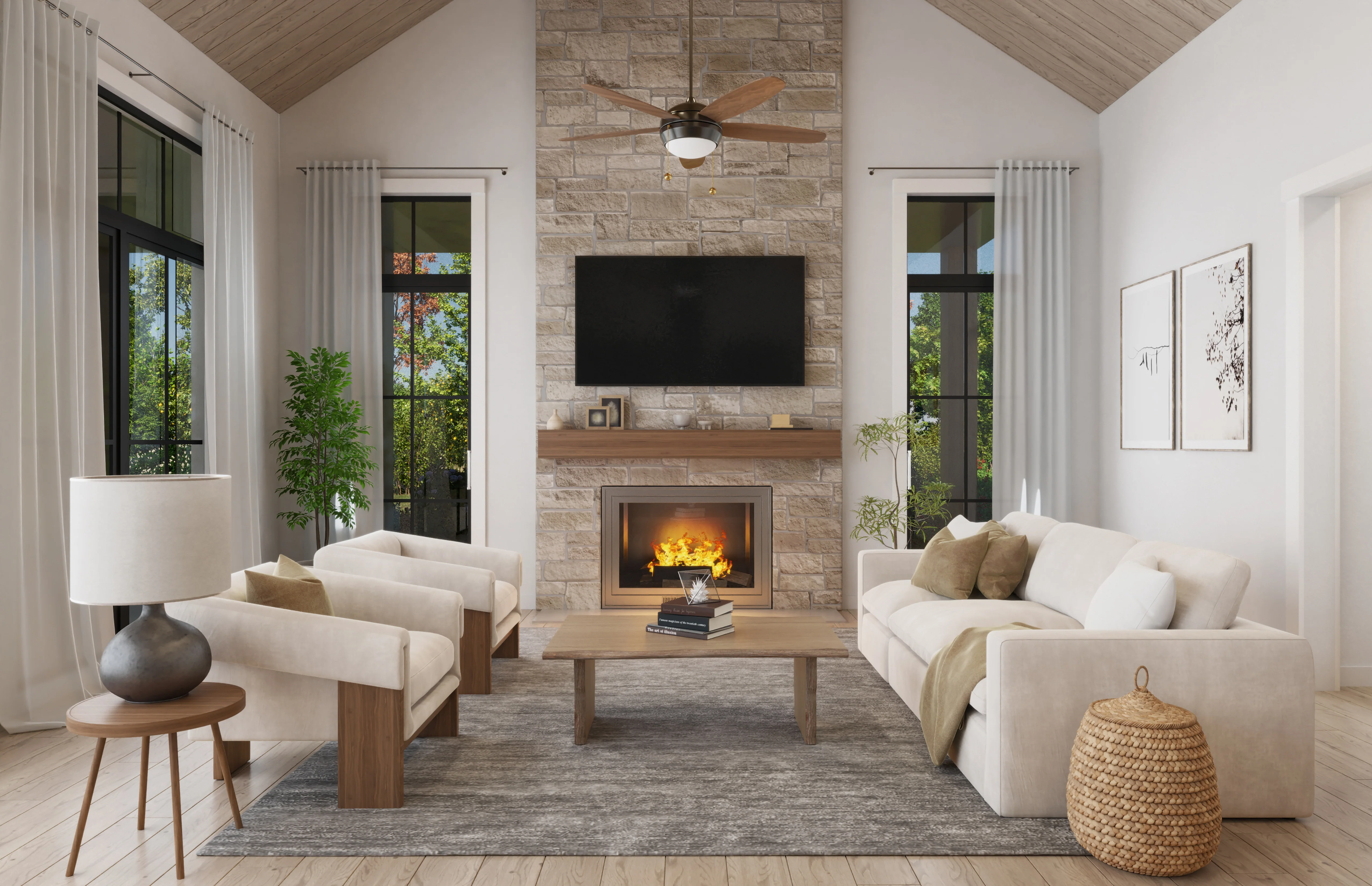 HPZ-22015 Dan Barndominium House Plan - Image 7